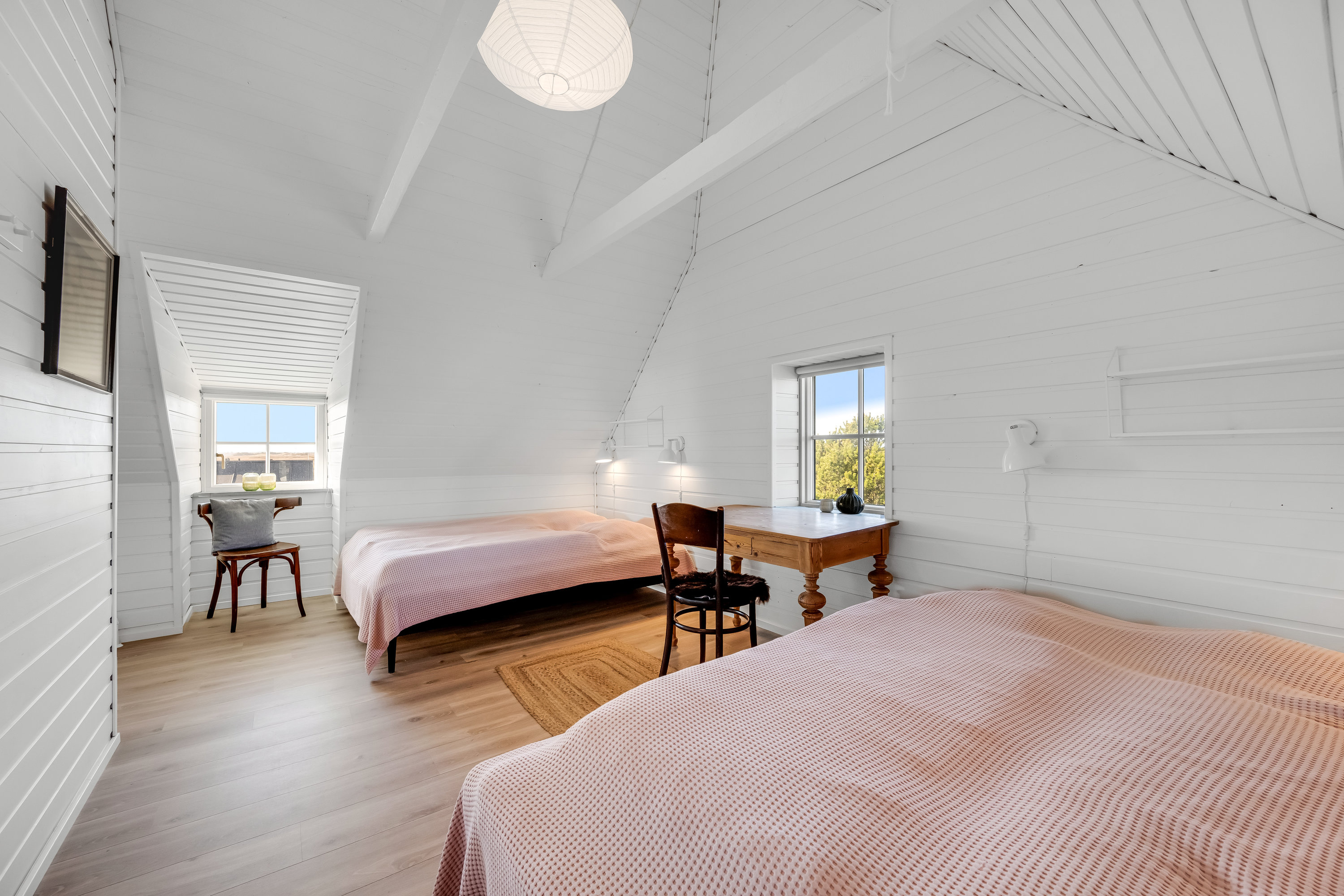 Fremhævet soveværelse billede i fuldskærmstilstand. Billede af Lyngvig Havnevej 40, Nr Lyngvig, 6960 Hvide Sande