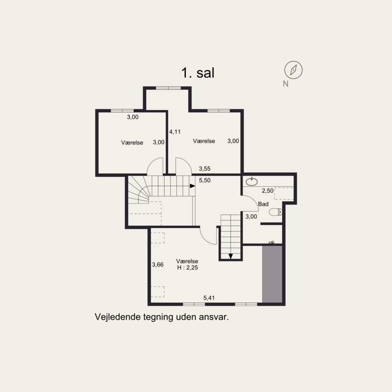 Plantegninger billede af Strandvejen 3, 6000 Kolding