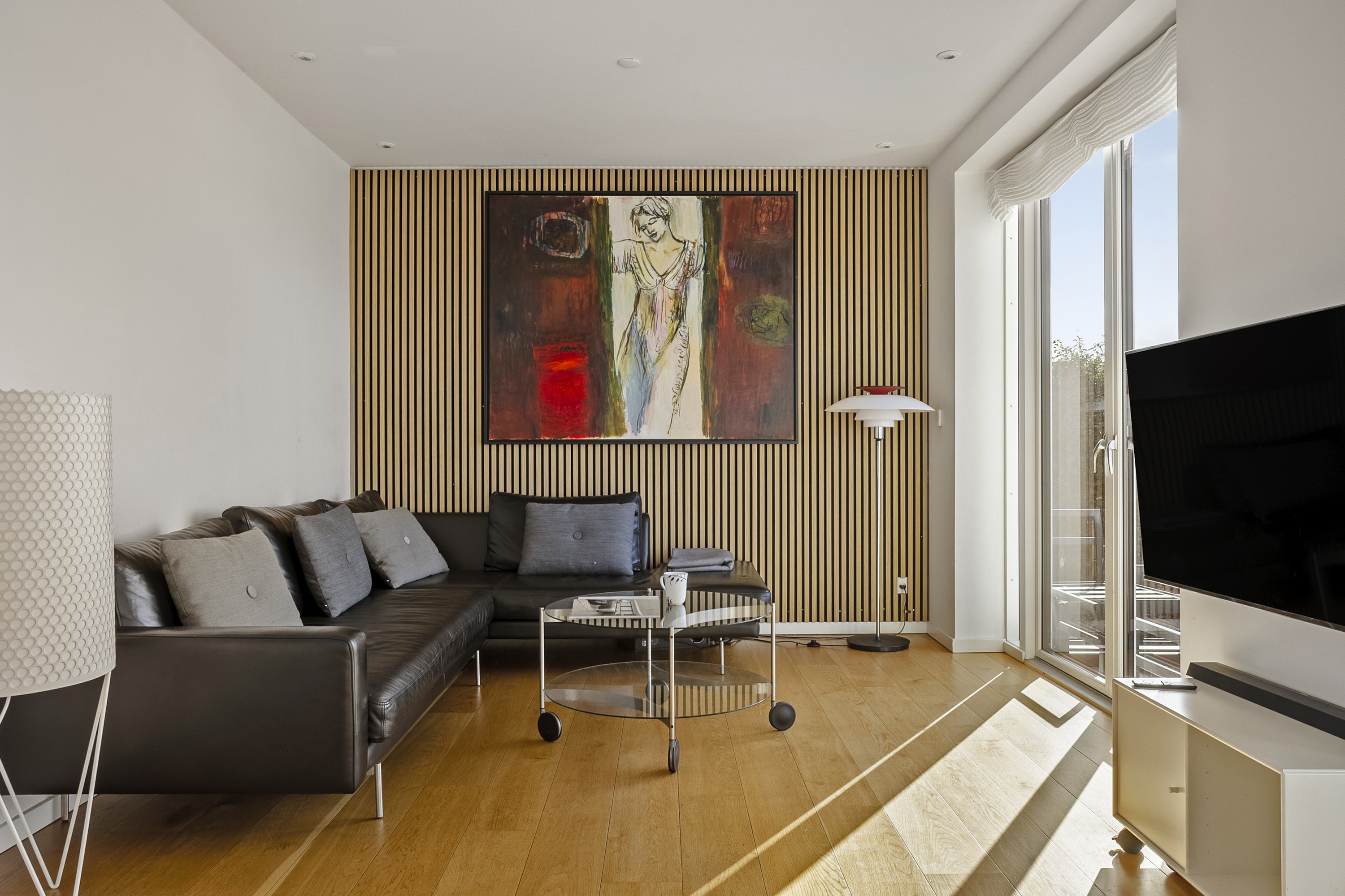 Fremhævet stue billede i fuldskærmstilstand. Billede af Strandvejen 3, 6000 Kolding