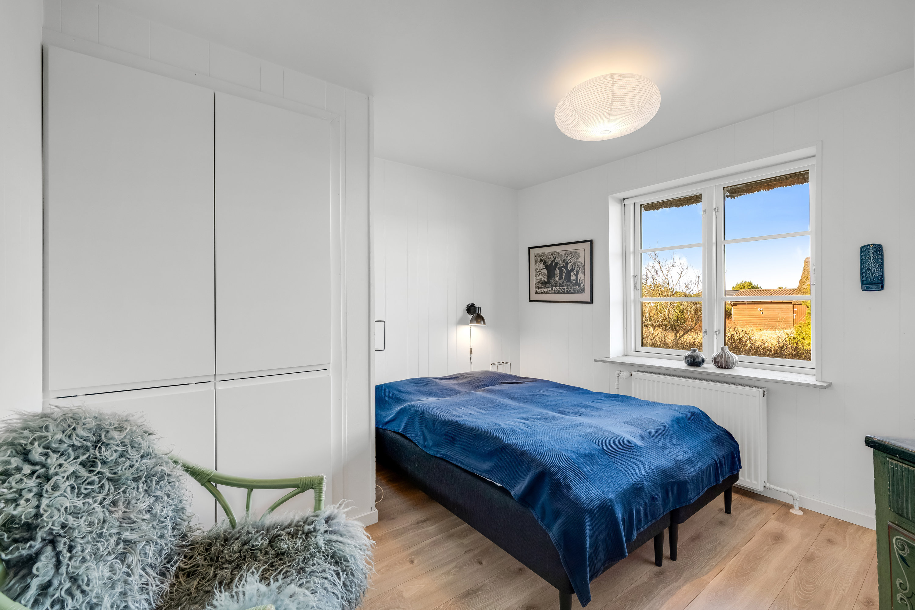 Fremhævet soveværelse billede i fuldskærmstilstand. Billede af Lyngvig Havnevej 40, Nr Lyngvig, 6960 Hvide Sande