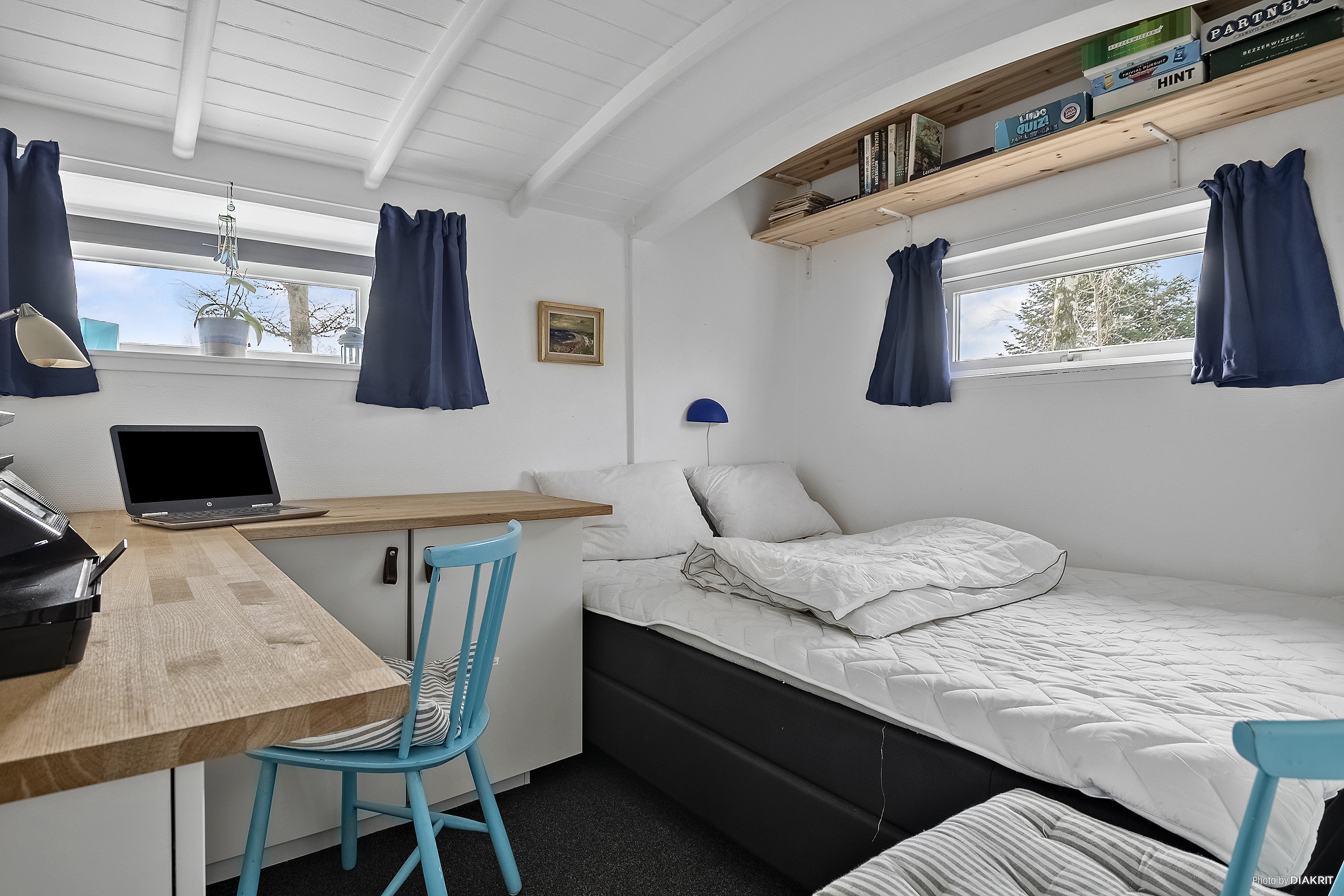 Fremhævet soveværelse billede i fuldskærmstilstand. Billede af Pilevej 6, Saksild Str, 8300 Odder