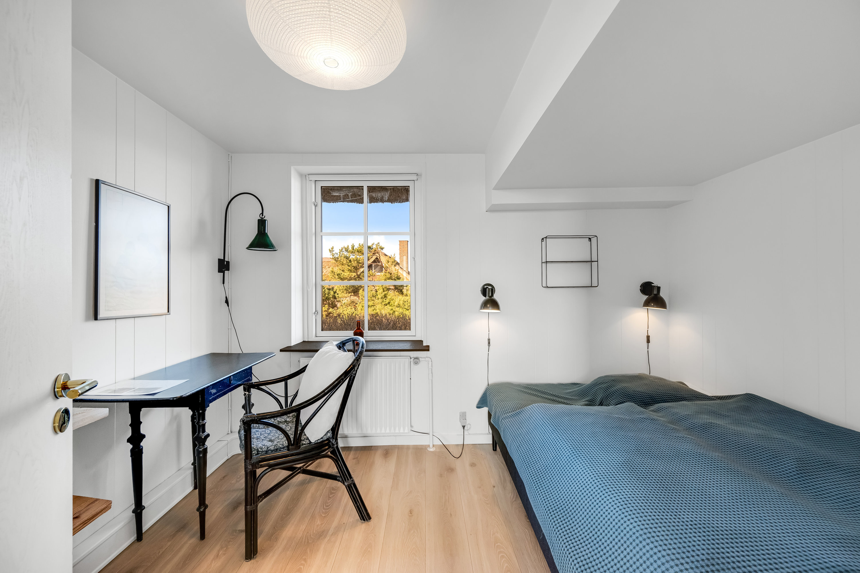 Fremhævet soveværelse billede i fuldskærmstilstand. Billede af Lyngvig Havnevej 40, Nr Lyngvig, 6960 Hvide Sande