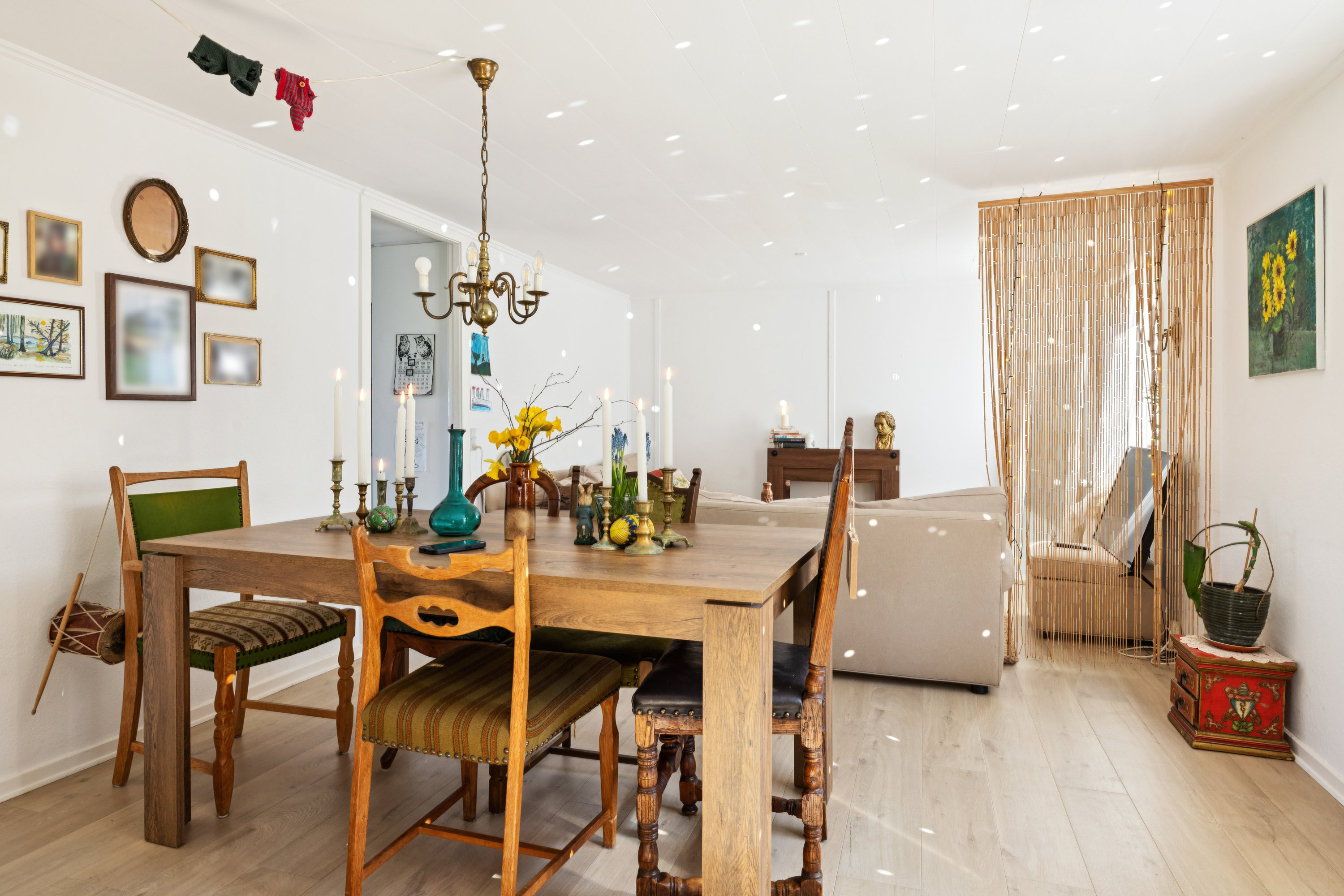 Fremhævet spisestue billede i fuldskærmstilstand. Billede af Thorsgade 14A+B, Thorsager, 8410 Rønde