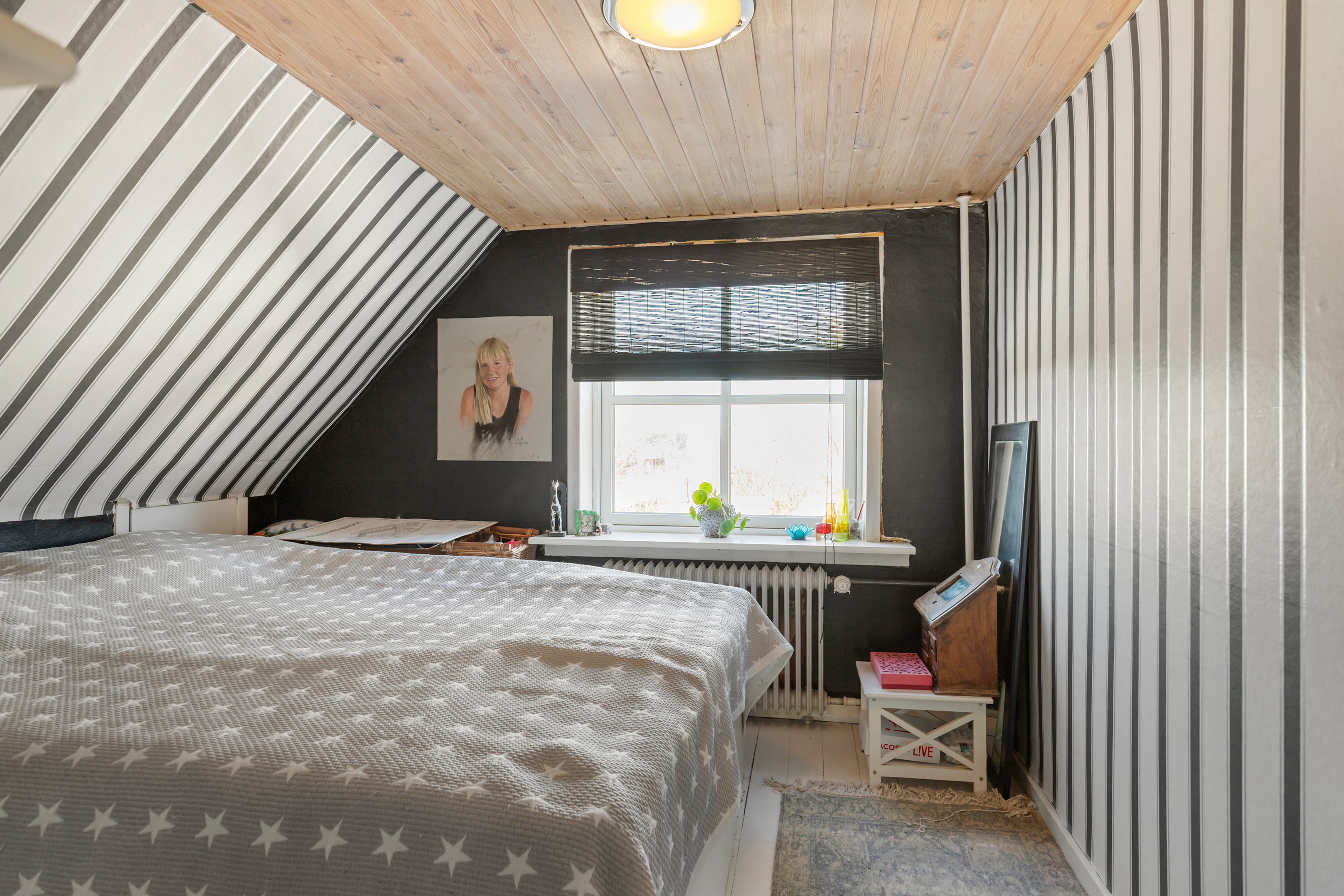 Fremhævet soveværelse billede i fuldskærmstilstand. Billede af Klostergade 7, 9490 Pandrup
