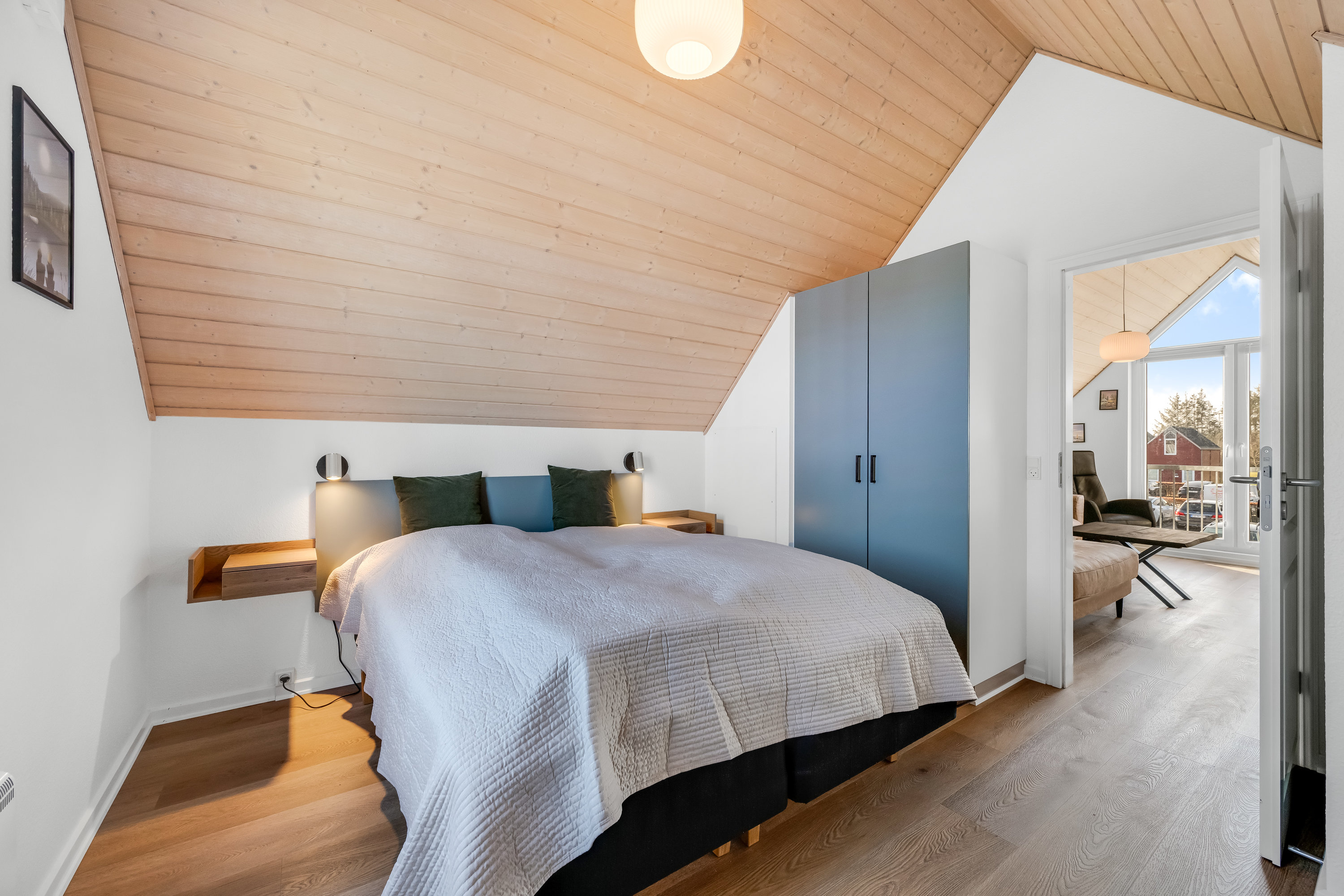 Fremhævet soveværelse billede i fuldskærmstilstand. Billede af Lønne Feriepark 146D, Lønne, 6830 Nørre Nebel