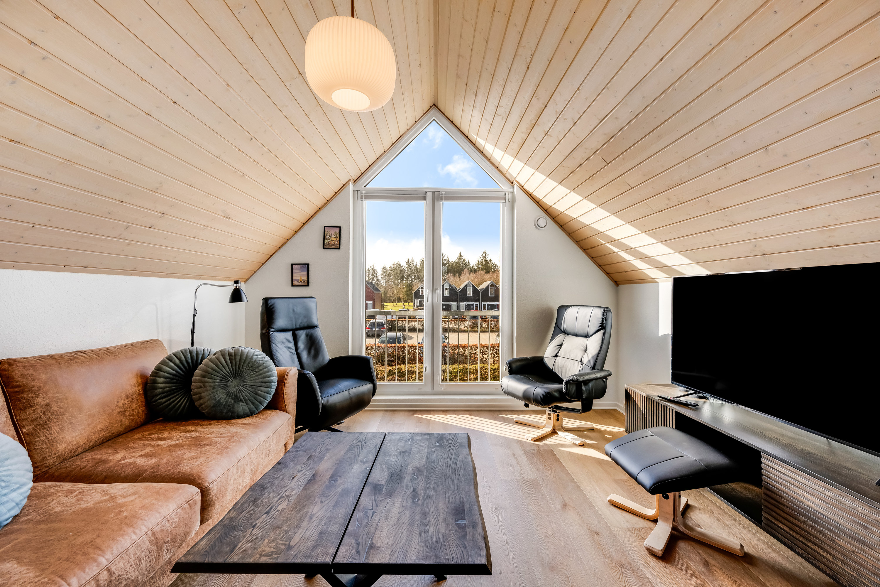 Fremhævet stue billede i fuldskærmstilstand. Billede af Lønne Feriepark 146D, Lønne, 6830 Nørre Nebel