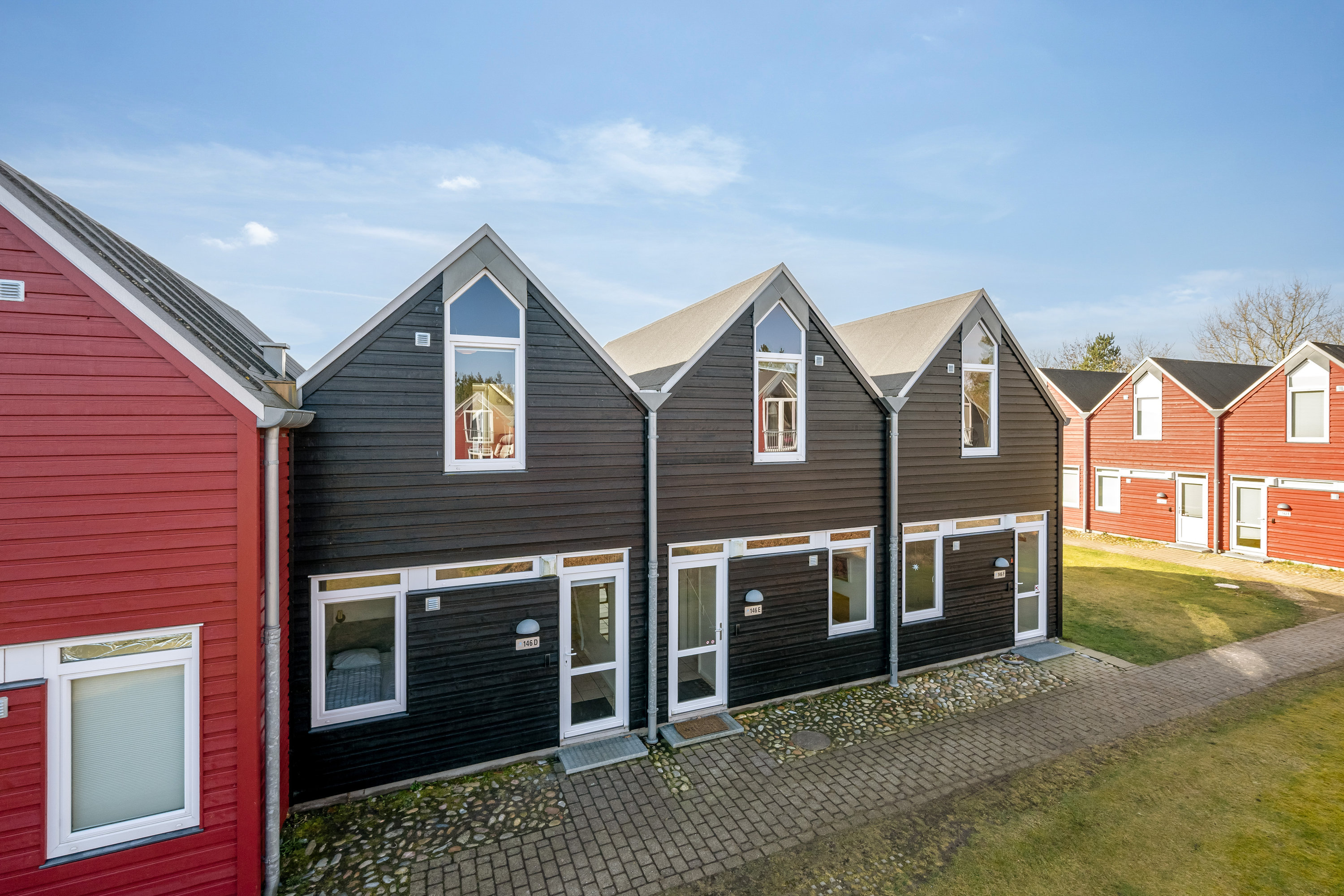 Fremhævet facade billede i fuldskærmstilstand. Billede af Lønne Feriepark 146D, Lønne, 6830 Nørre Nebel