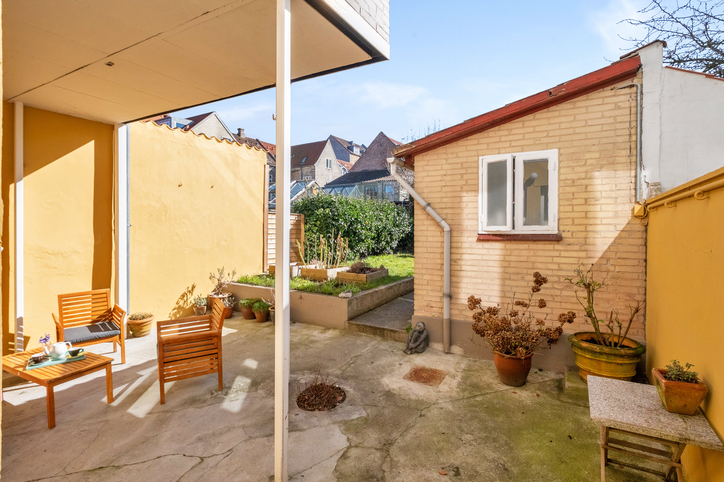 Fremhævet terrasse billede i fuldskærmstilstand. Billede af Ole Rømers Gade 68, 8000 Aarhus C