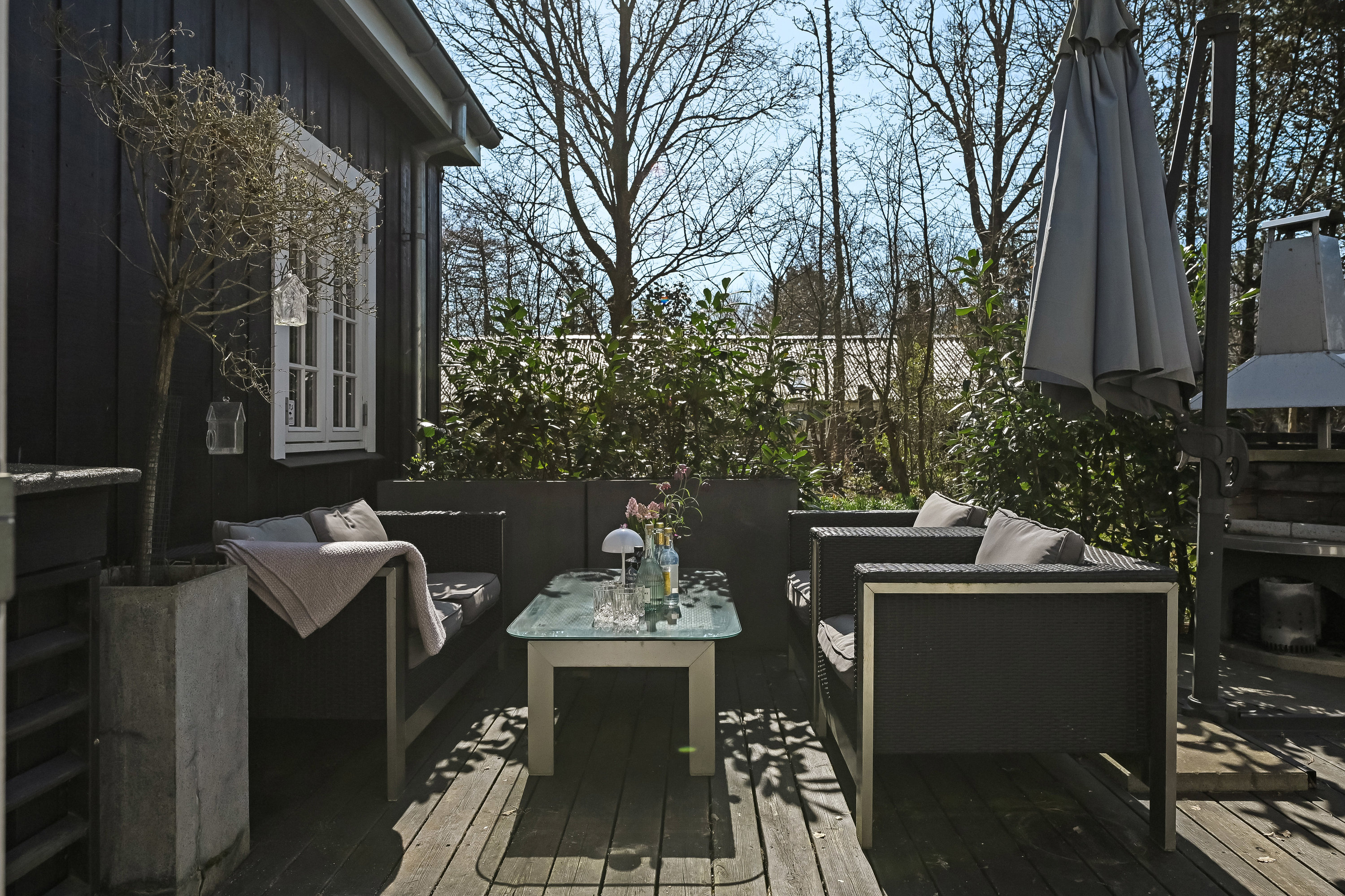 Fremhævet terrasse billede i fuldskærmstilstand. Billede af Sønderballevej 7, Ho, 6857 Blåvand