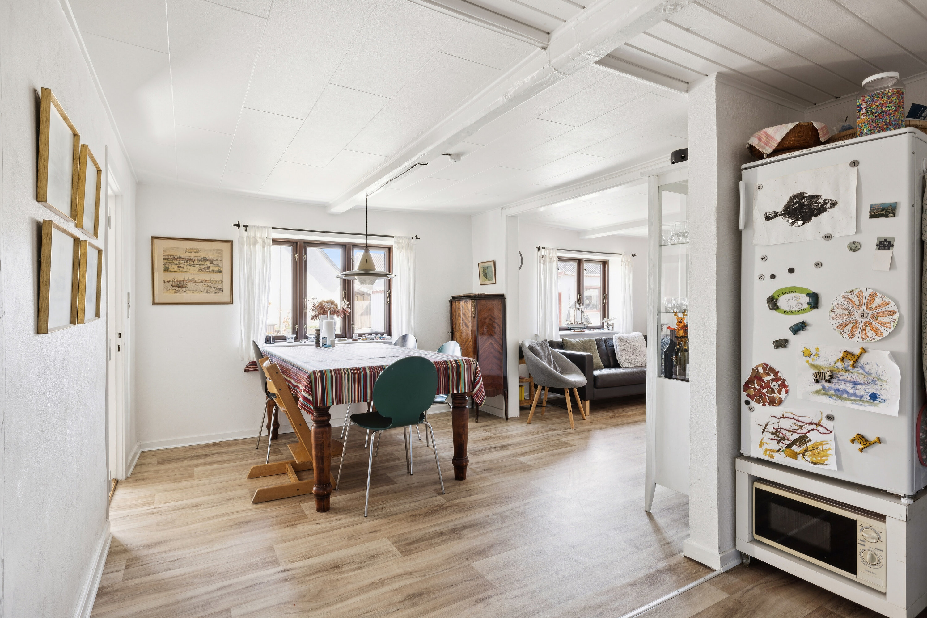 Fremhævet spisestue billede i fuldskærmstilstand. Billede af Strandgade 2, 5935 Bagenkop