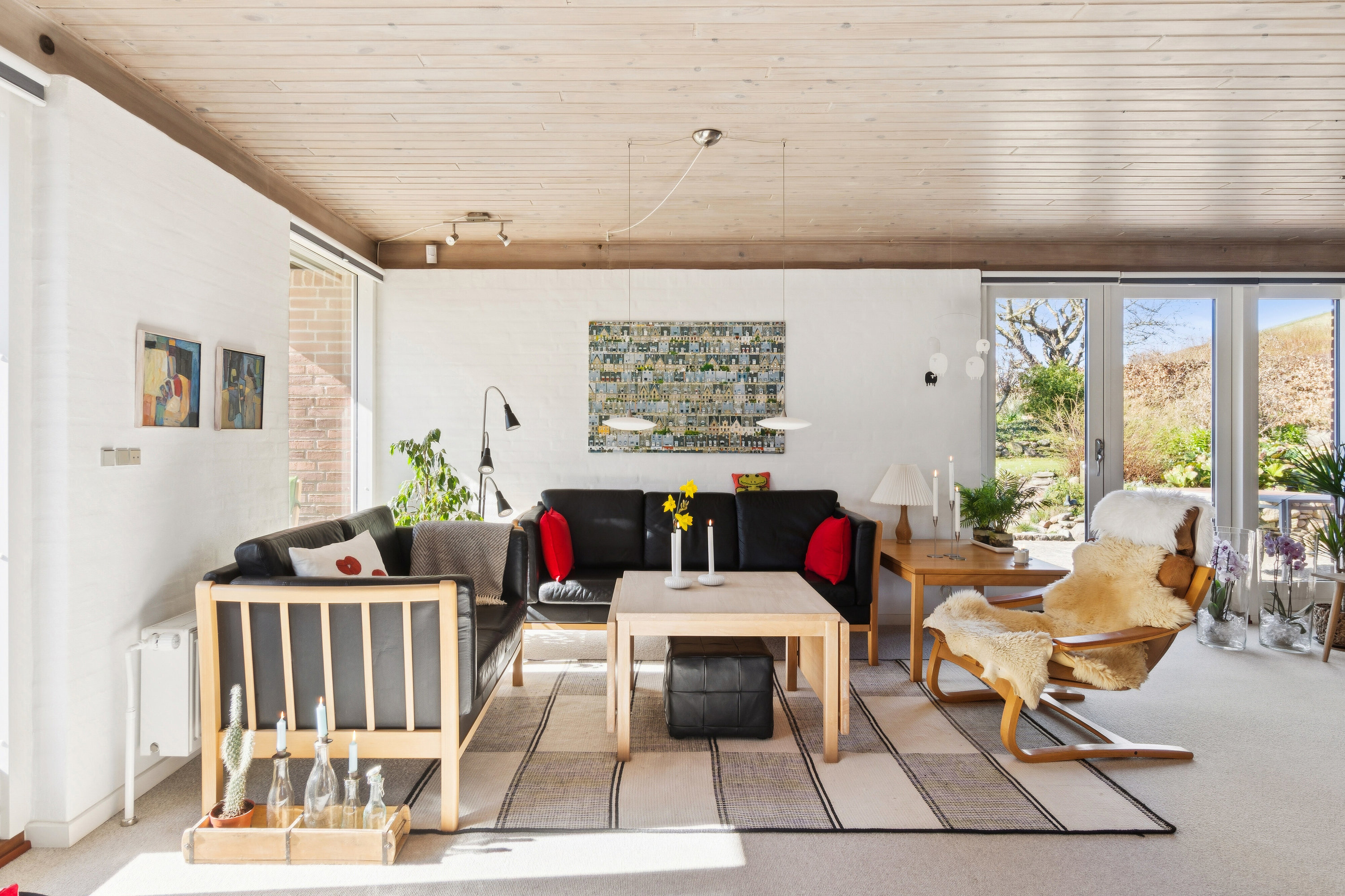 Fremhævet stue billede i fuldskærmstilstand. Billede af Fladehøj 33, 4534 Hørve