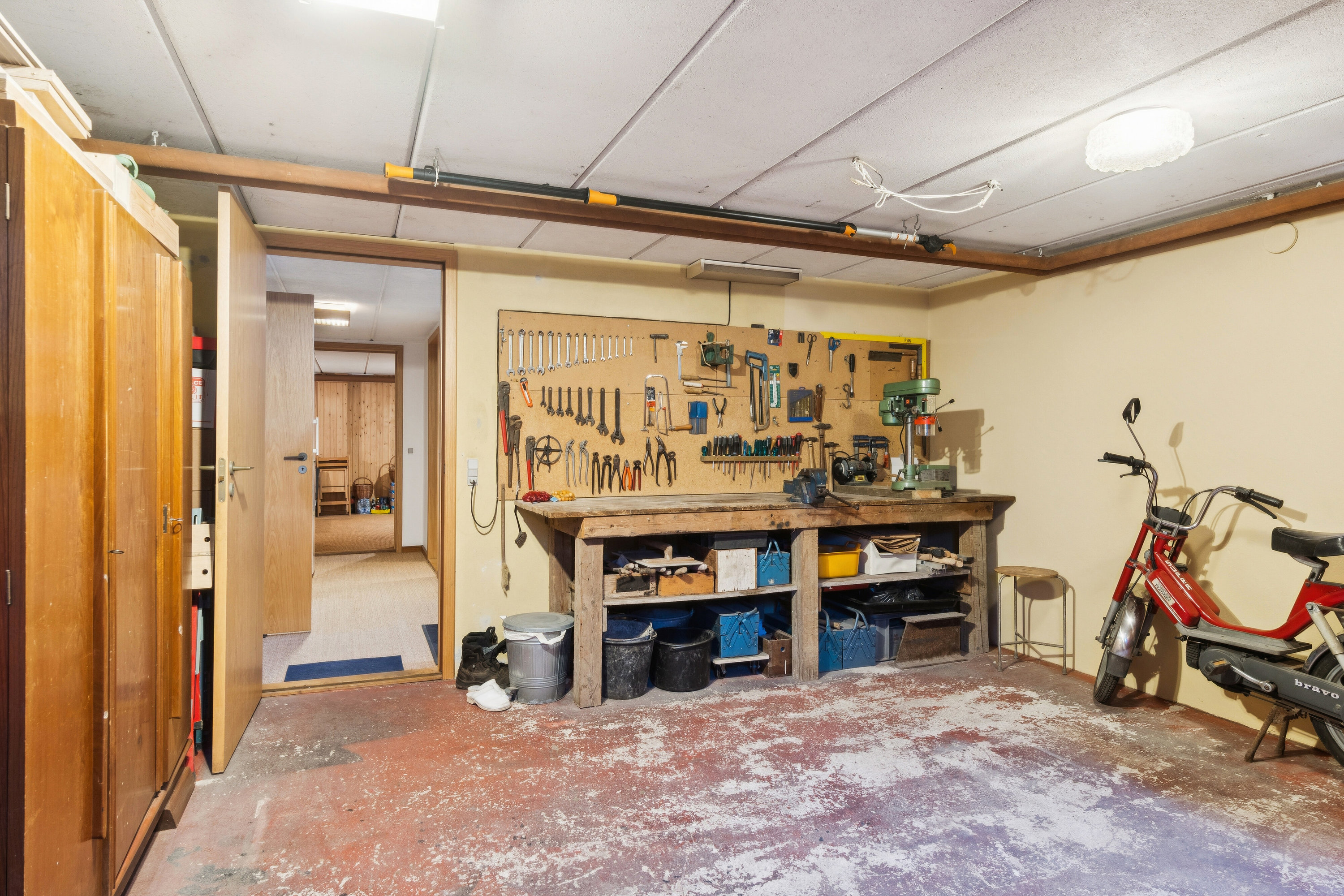 Fremhævet kælder billede i fuldskærmstilstand. Billede af Fladehøj 33, 4534 Hørve