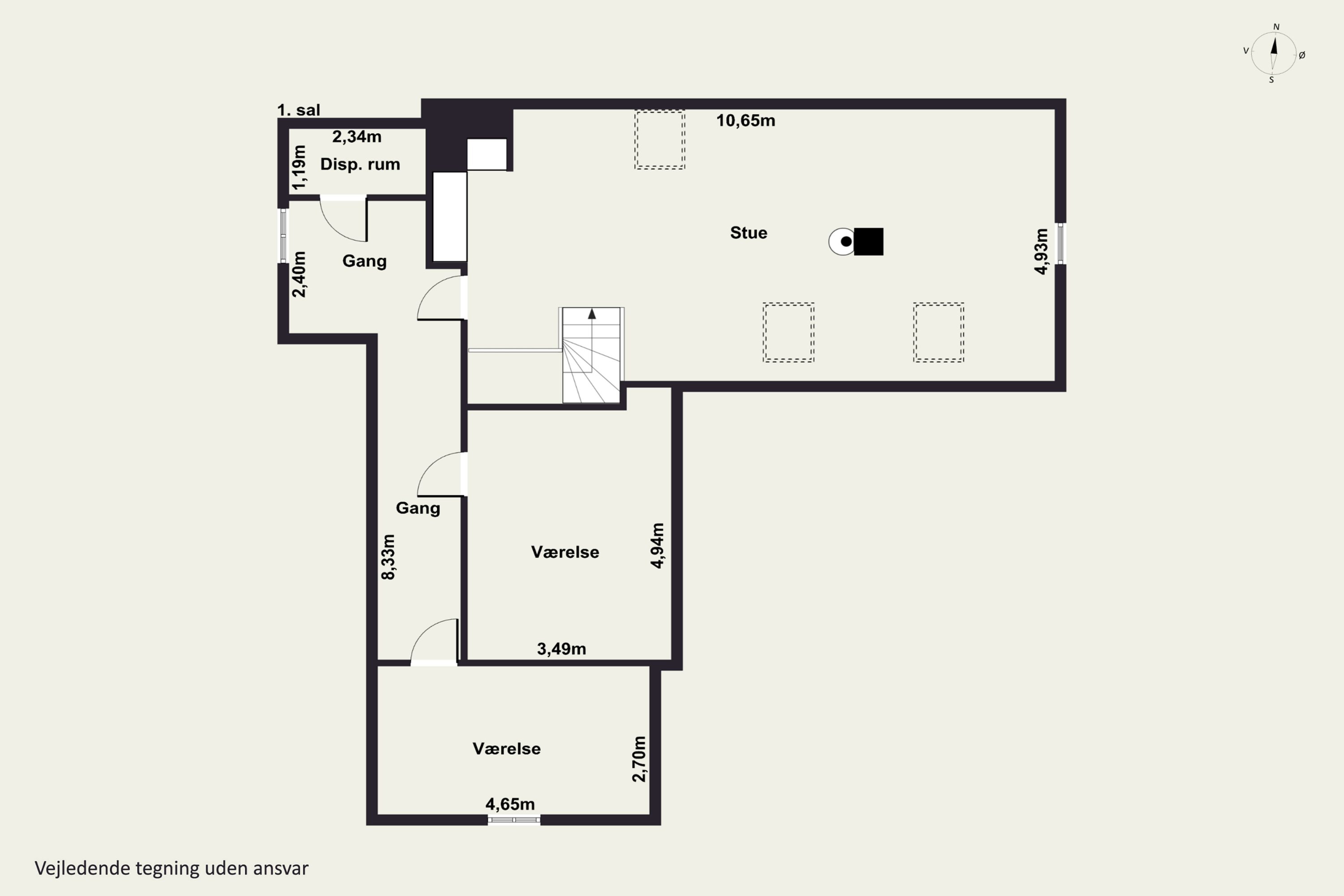 Plantegninger billede af Søndre Landevej 27, Henninge, 5900 Rudkøbing