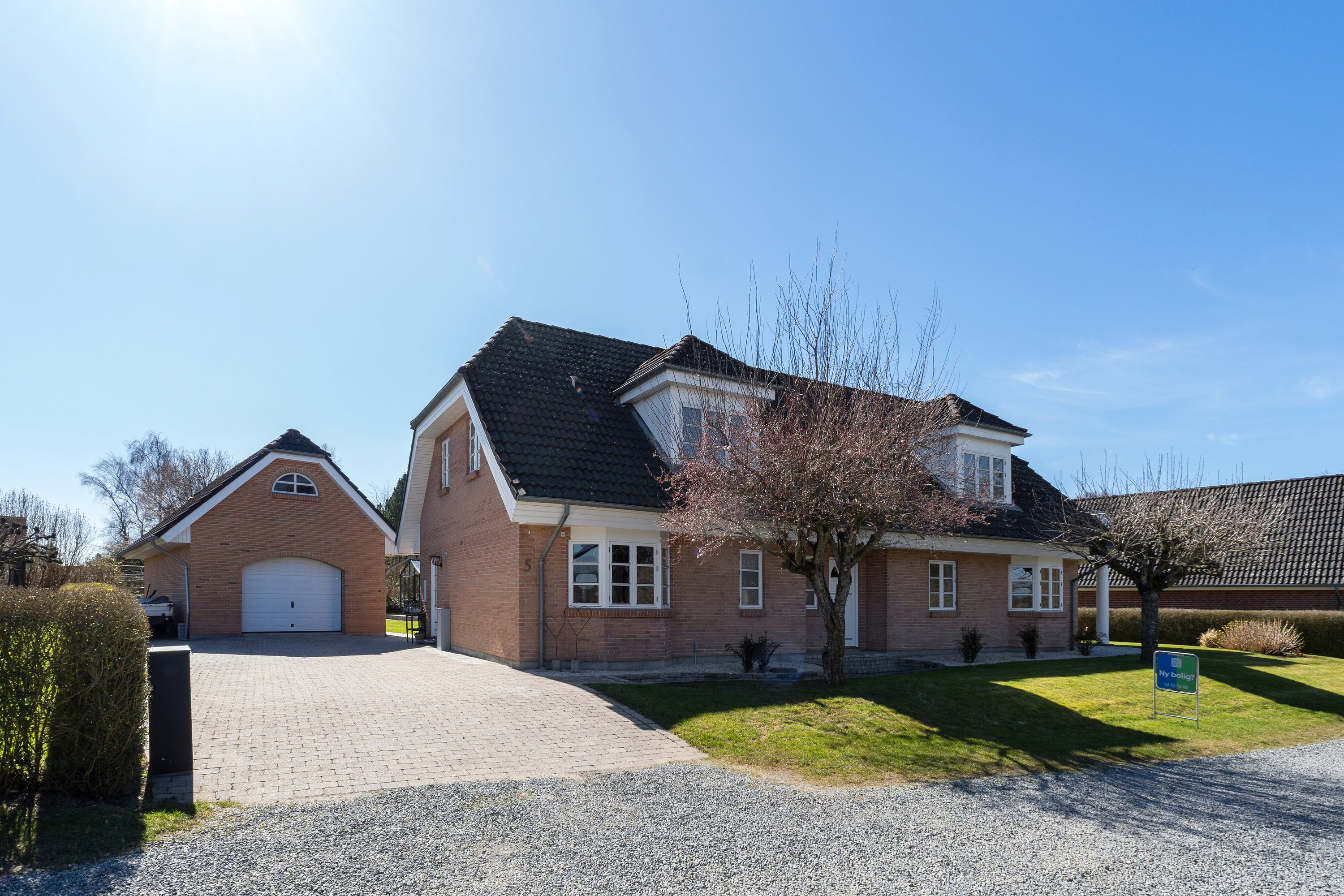 Fremhævet set fra vejen billede i fuldskærmstilstand. Billede af Stadionvænget 5, Nørre Søby, 5792 Årslev