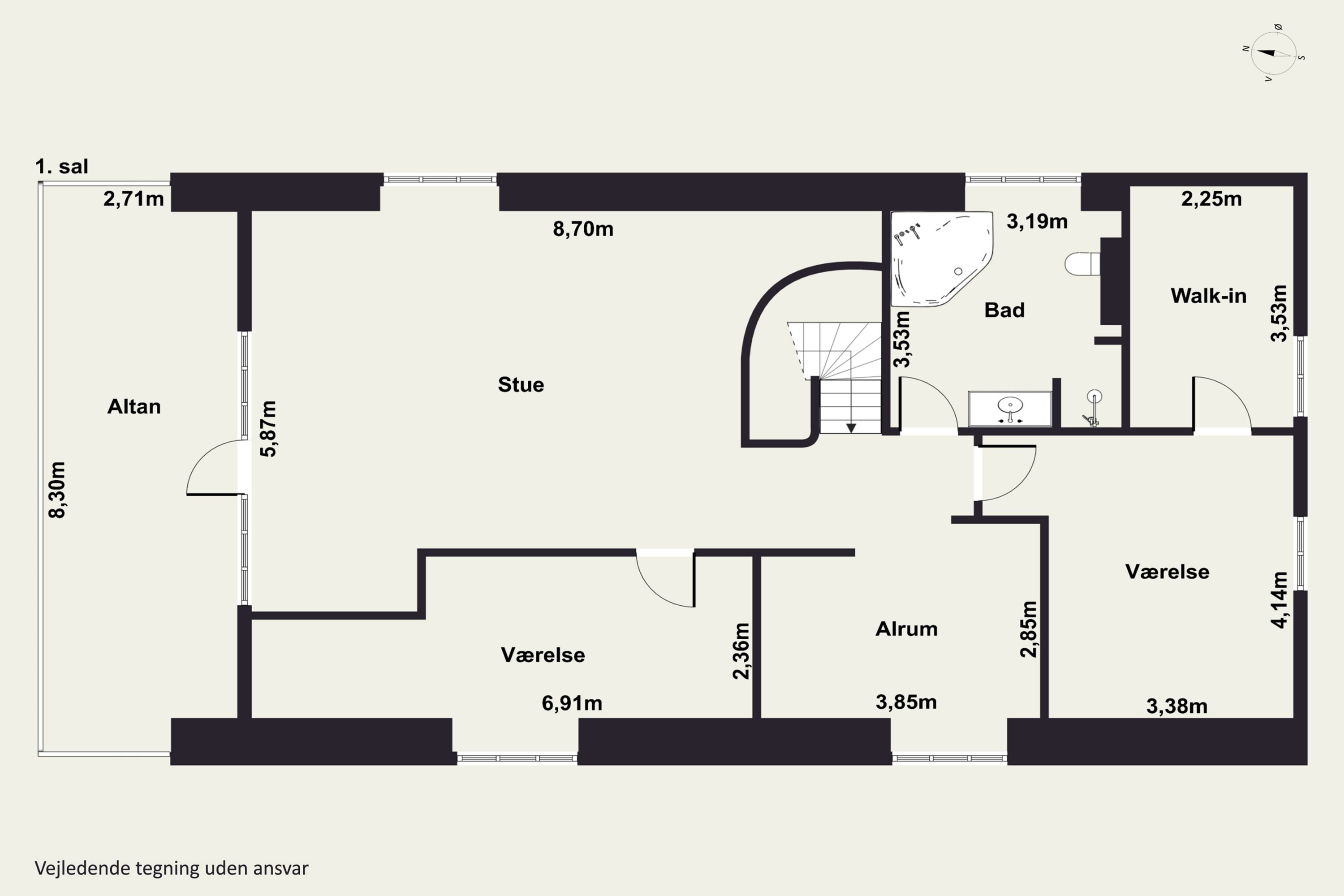 Plantegninger billede af Stadionvænget 5, Nørre Søby, 5792 Årslev