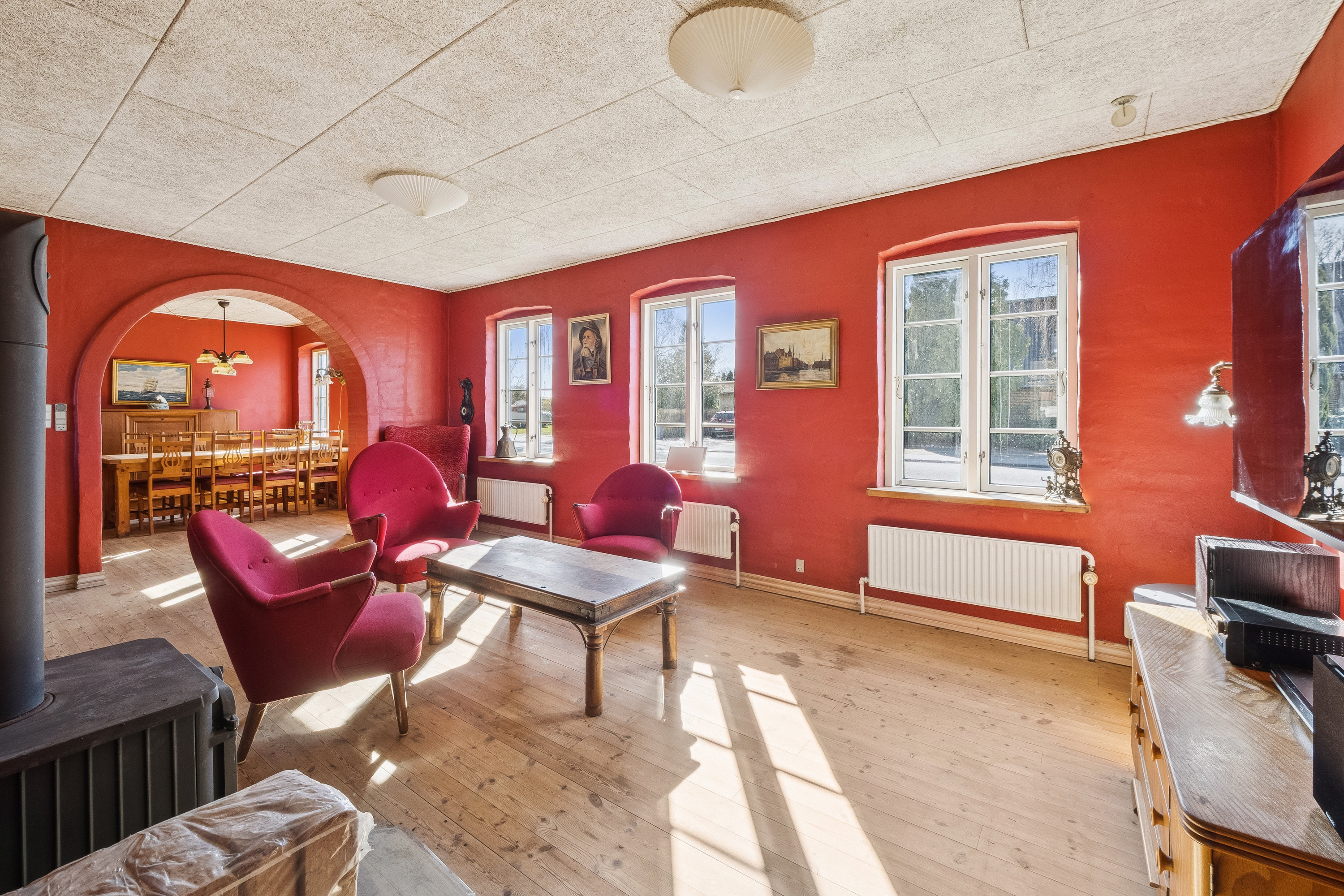 Fremhævet stue billede i fuldskærmstilstand. Billede af Brårupvej 137, 7800 Skive