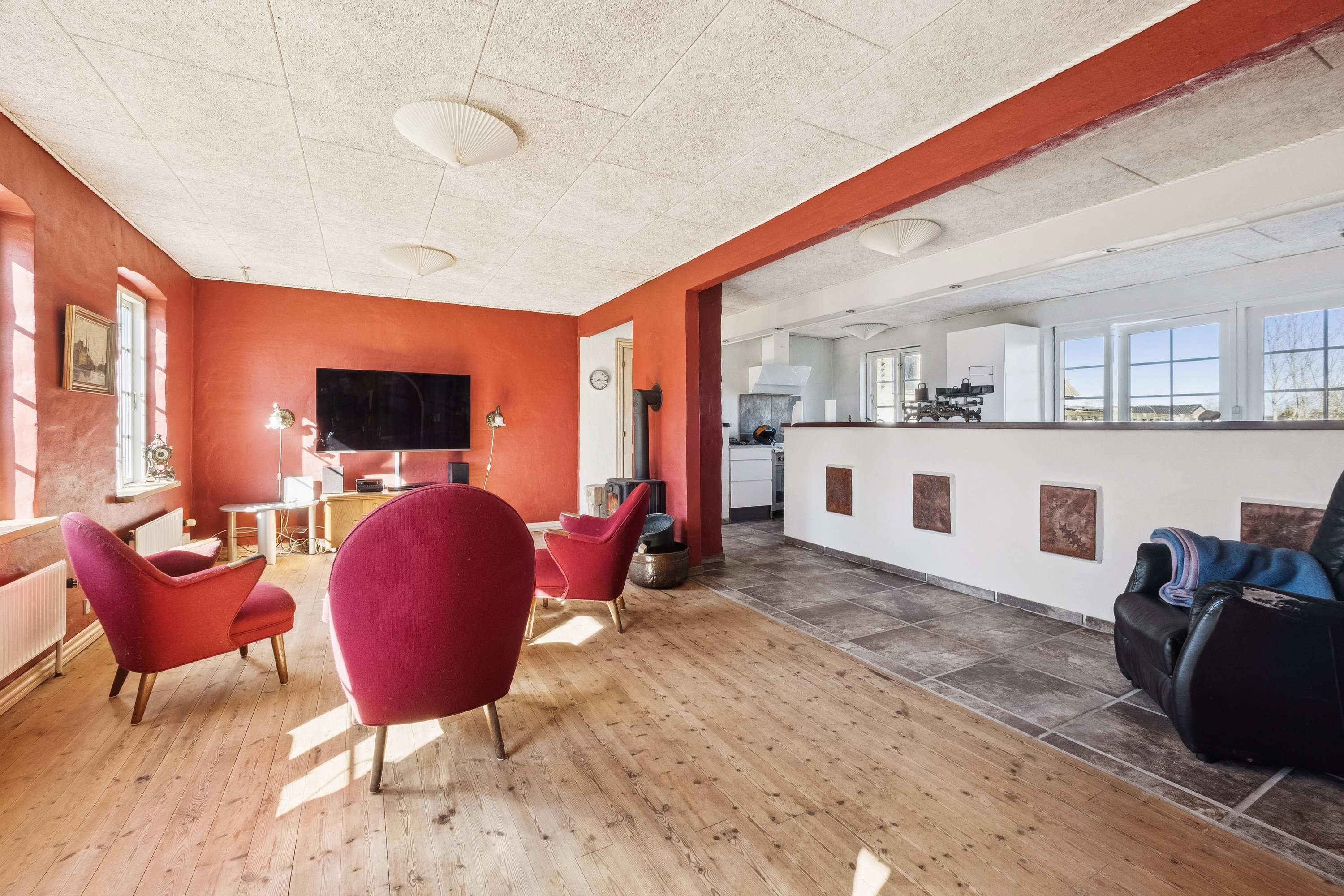 Fremhævet stue billede i fuldskærmstilstand. Billede af Brårupvej 137, 7800 Skive