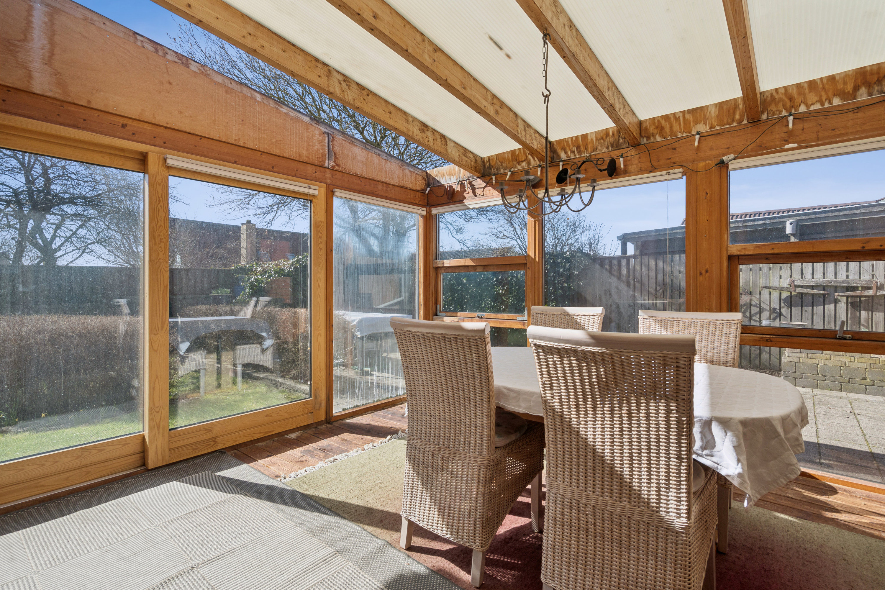 Fremhævet udestue billede i fuldskærmstilstand. Billede af Tingvej 1, Horne, 9850 Hirtshals