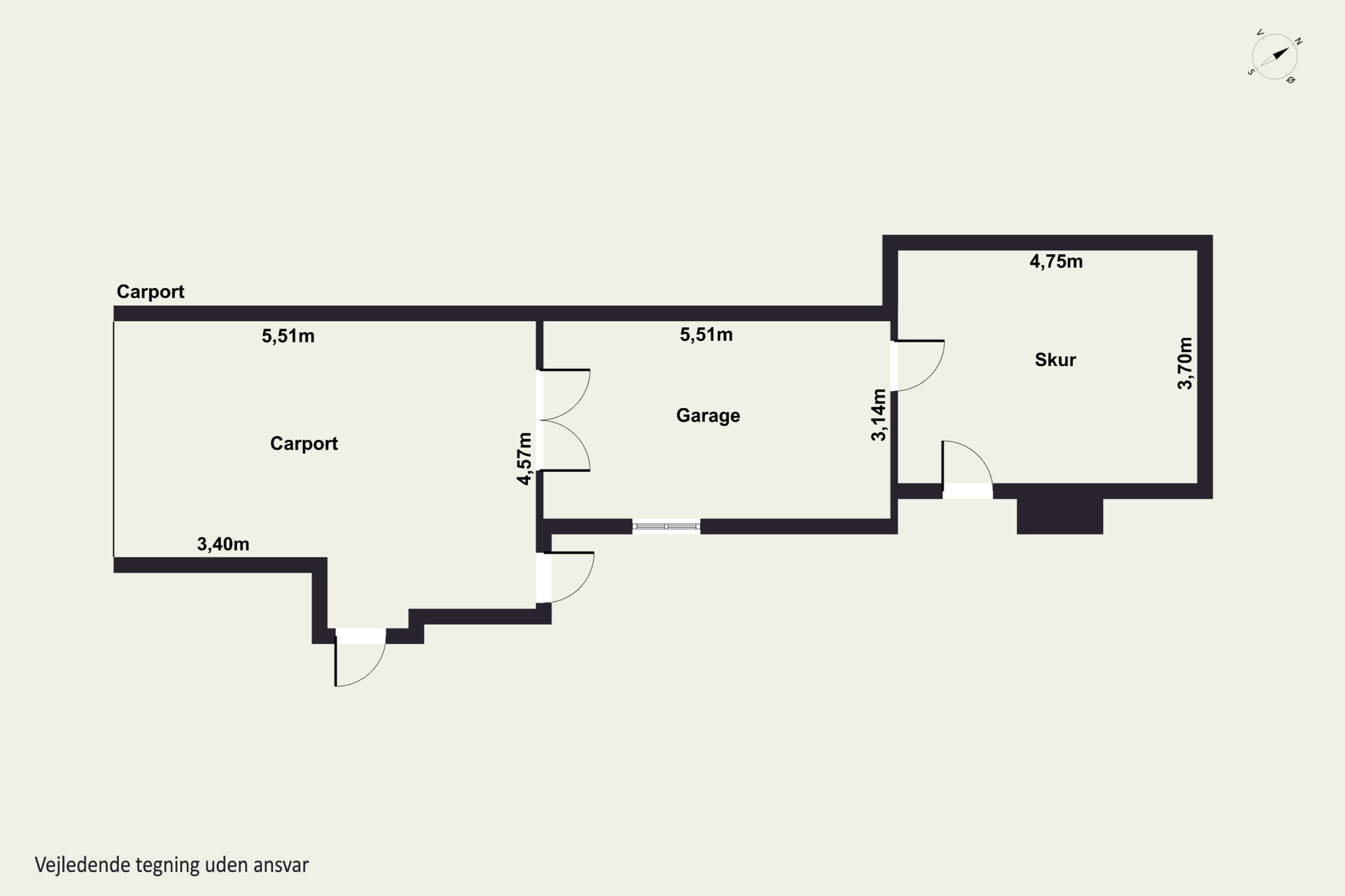 Plantegninger billede af Vibevej 15, 3100 Hornbæk