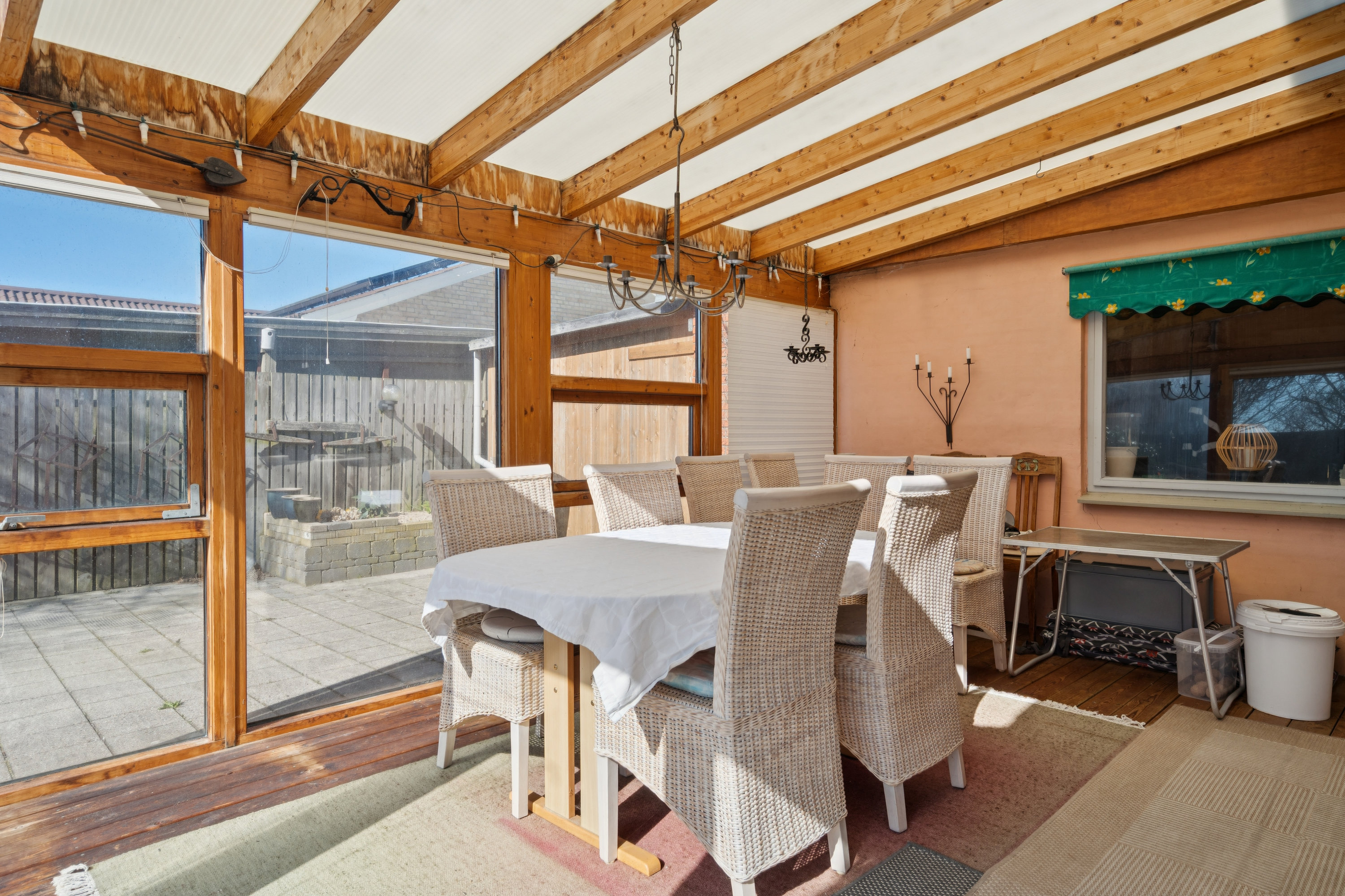 Fremhævet udestue billede i fuldskærmstilstand. Billede af Tingvej 1, Horne, 9850 Hirtshals