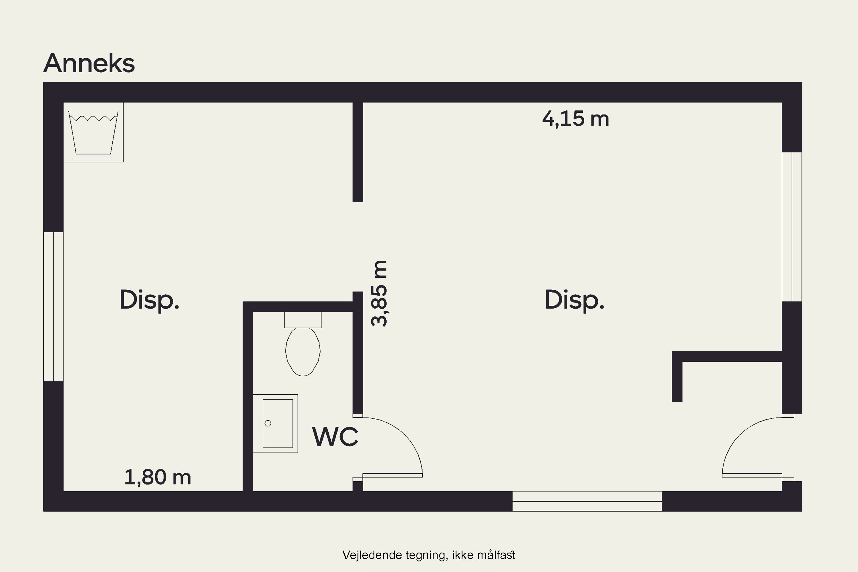 Plantegninger billede af Thingvalla Allé 3, st.., 2300 København S