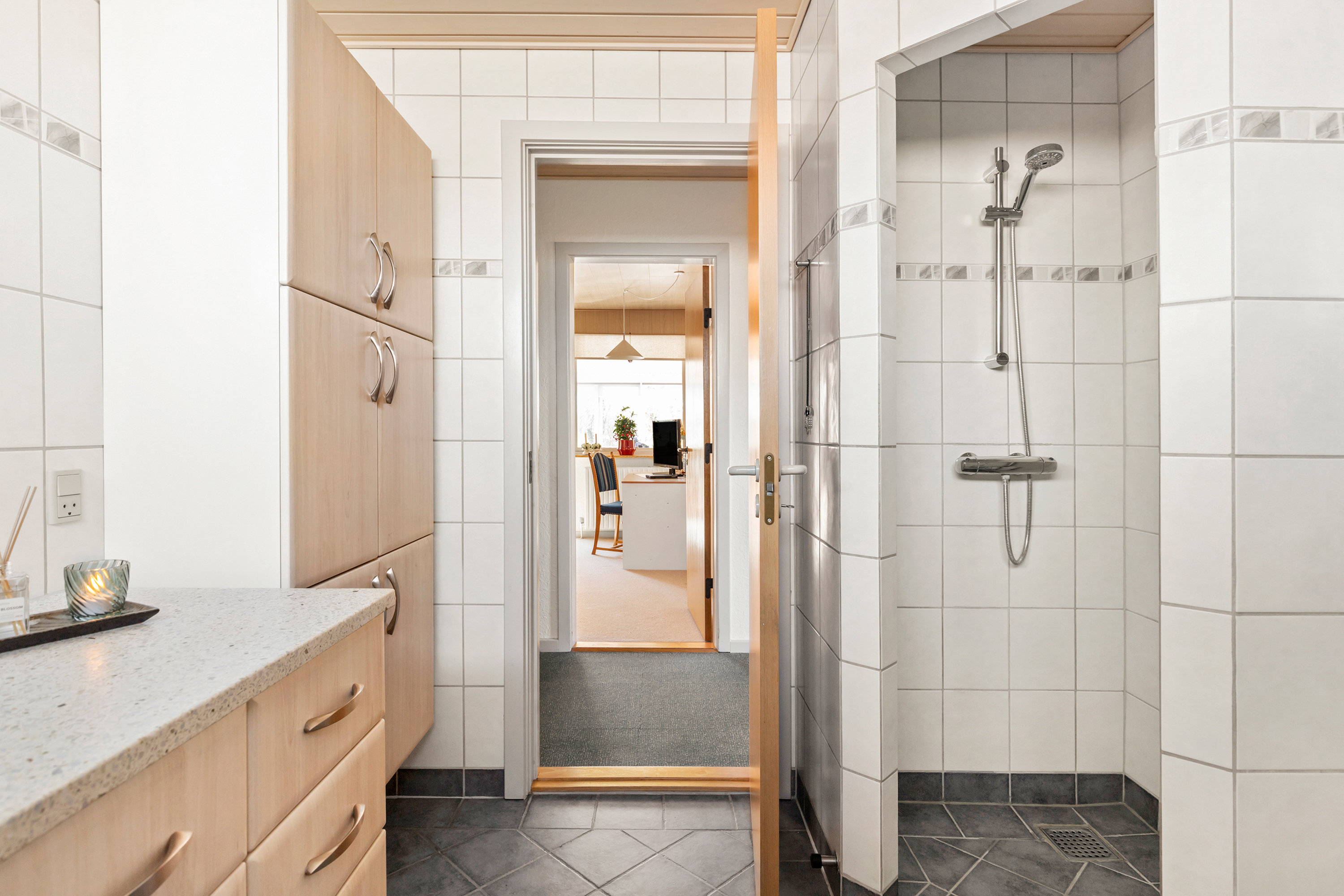 Fremhævet badeværelse billede i fuldskærmstilstand. Billede af Pontoppidansgade 12, 9700 Brønderslev