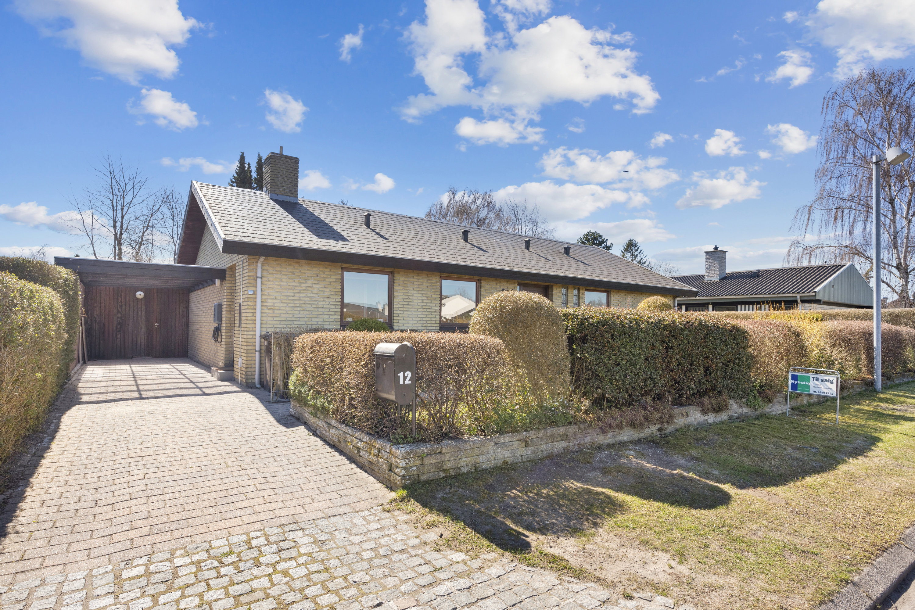 Fremhævet carport billede i fuldskærmstilstand. Billede af Horseager 12, 2670 Greve