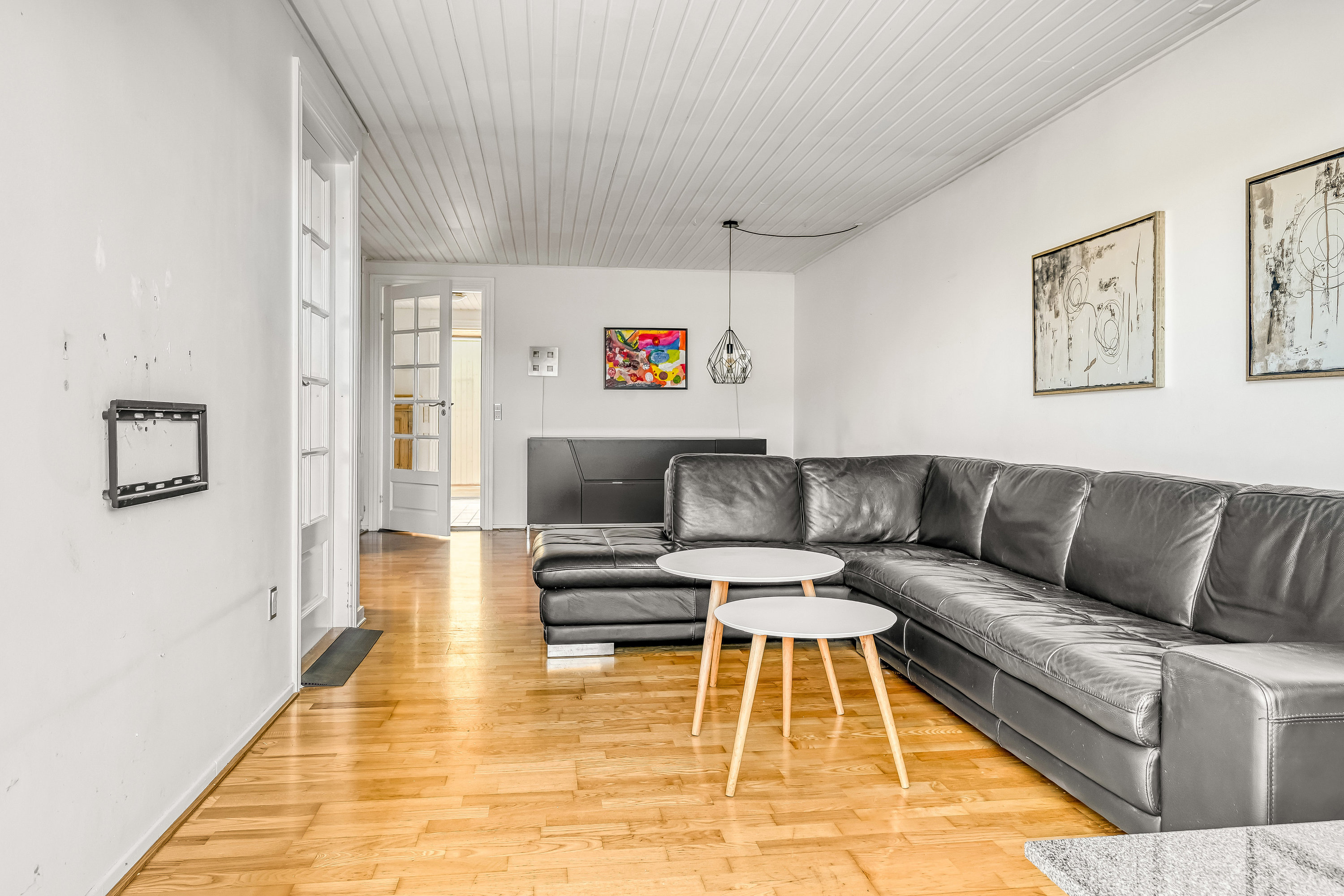 Fremhævet stue billede i fuldskærmstilstand. Billede af Grønlandsparken 128H, 6715 Esbjerg N