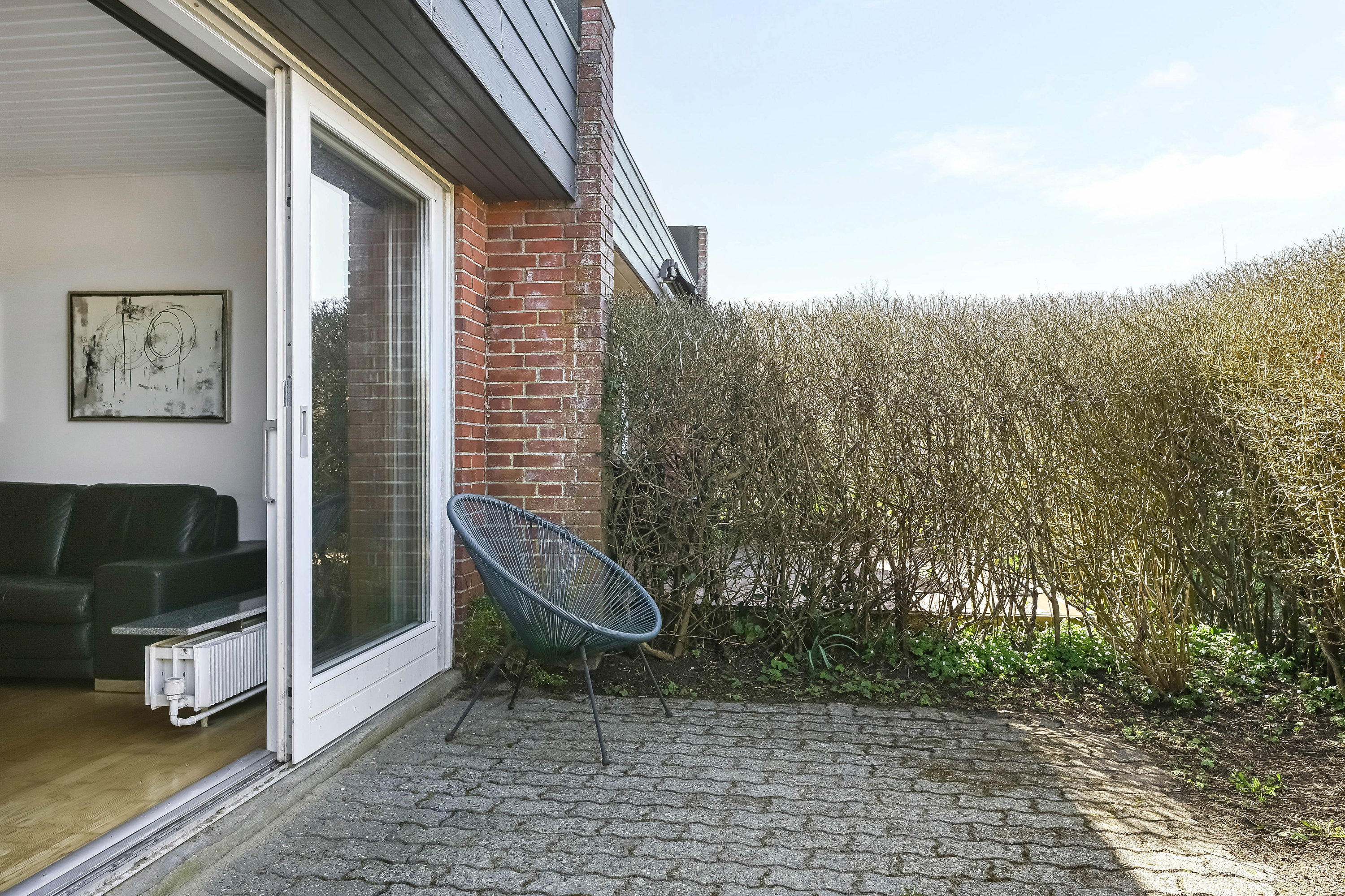 Fremhævet terrasse billede i fuldskærmstilstand. Billede af Grønlandsparken 128H, 6715 Esbjerg N