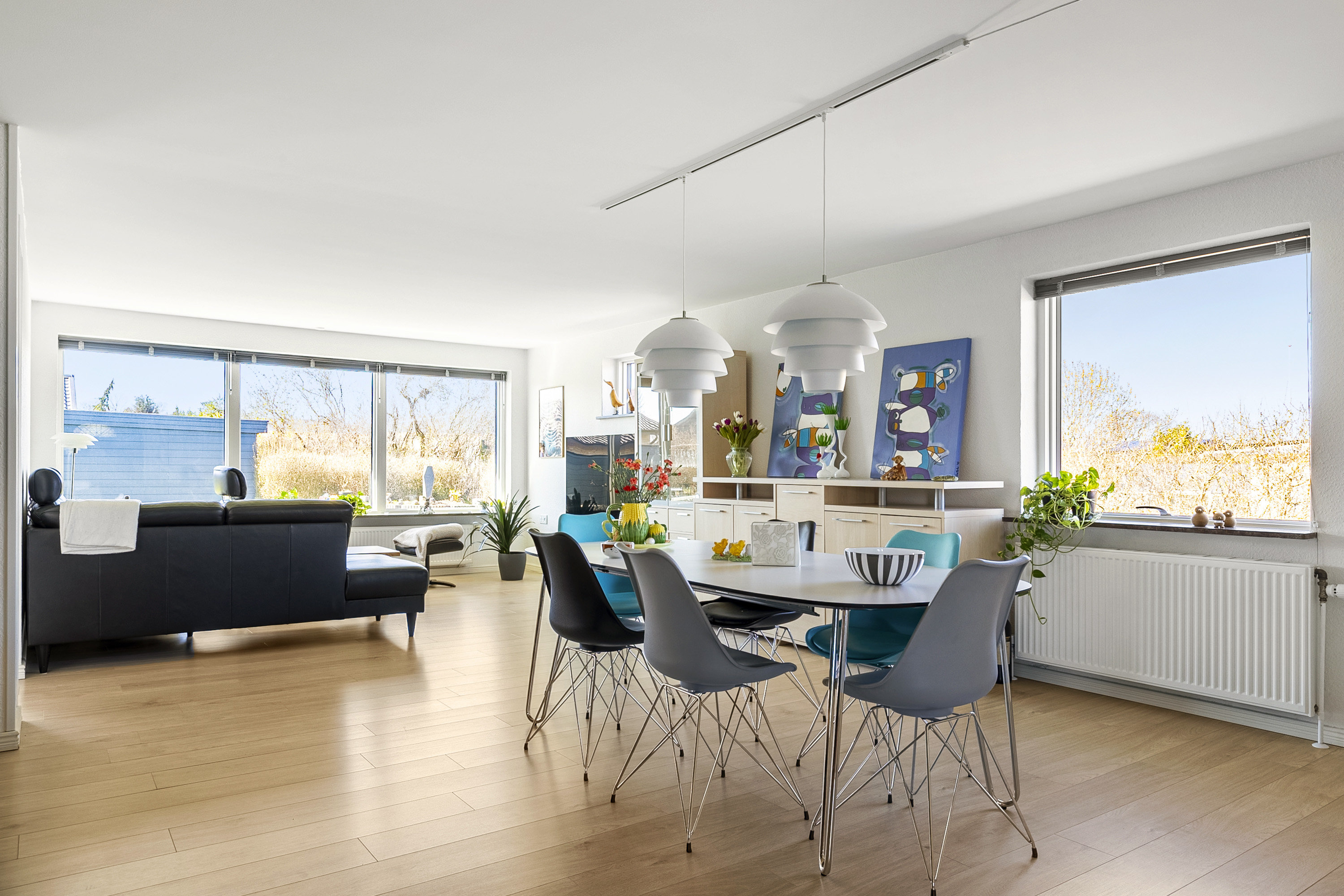 Fremhævet spisestue billede i fuldskærmstilstand. Billede af Egevænget 3, 8362 Hørning