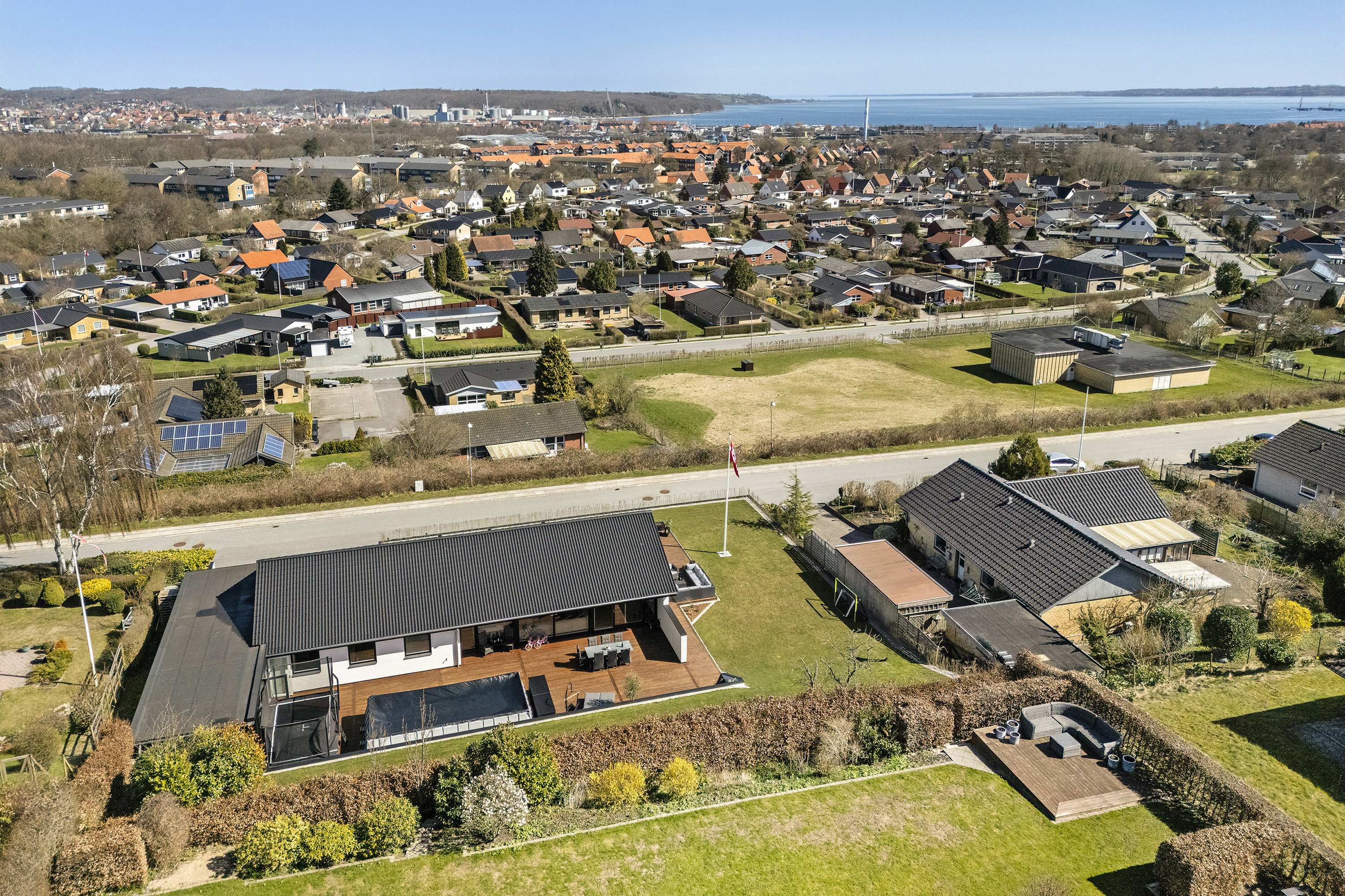 Fremhævet ejendommen billede i fuldskærmstilstand. Billede af Farverhus 84, 6200 Aabenraa