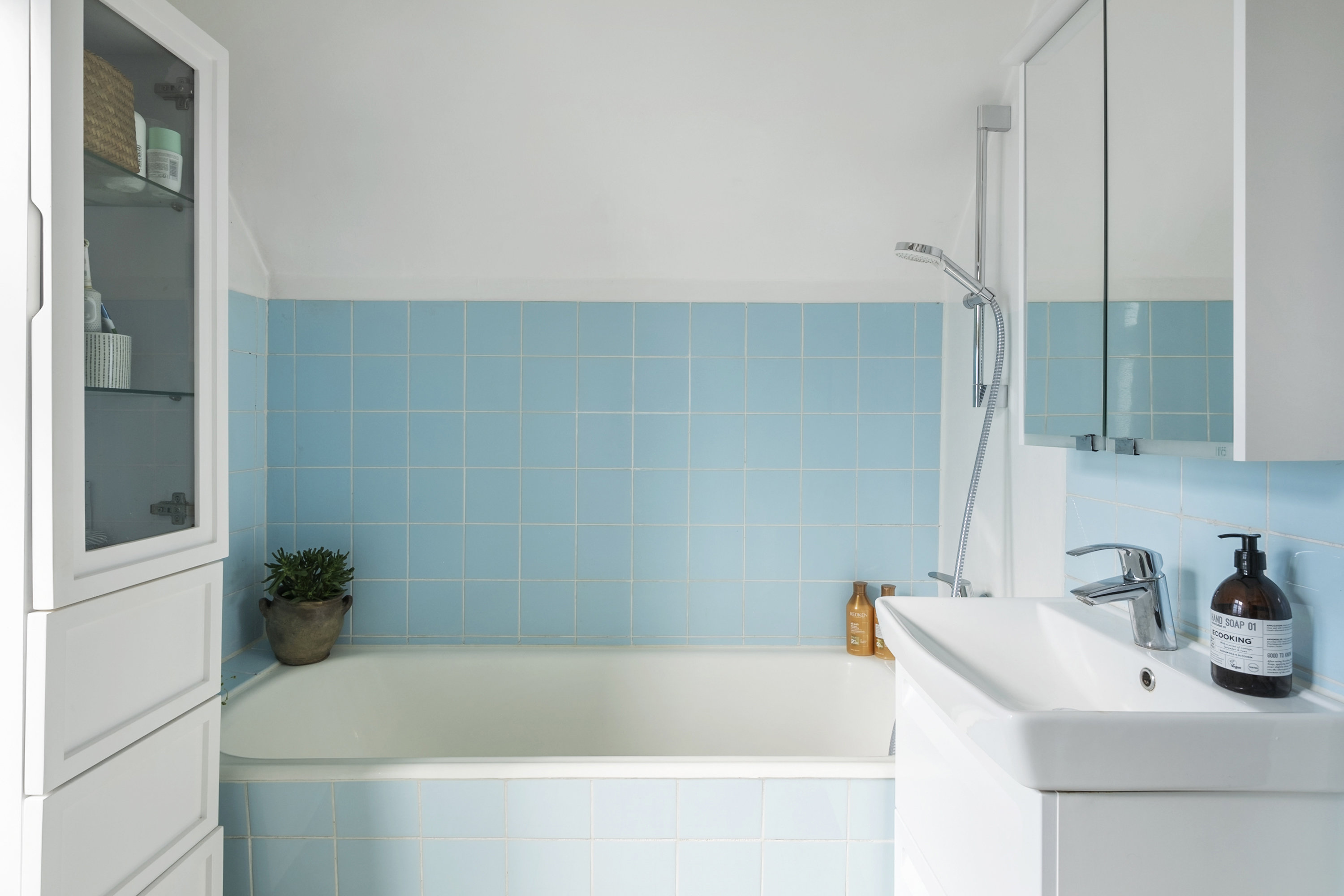 Fremhævet badeværelse billede i fuldskærmstilstand. Billede af Møllevænget 11, 3000 Helsingør