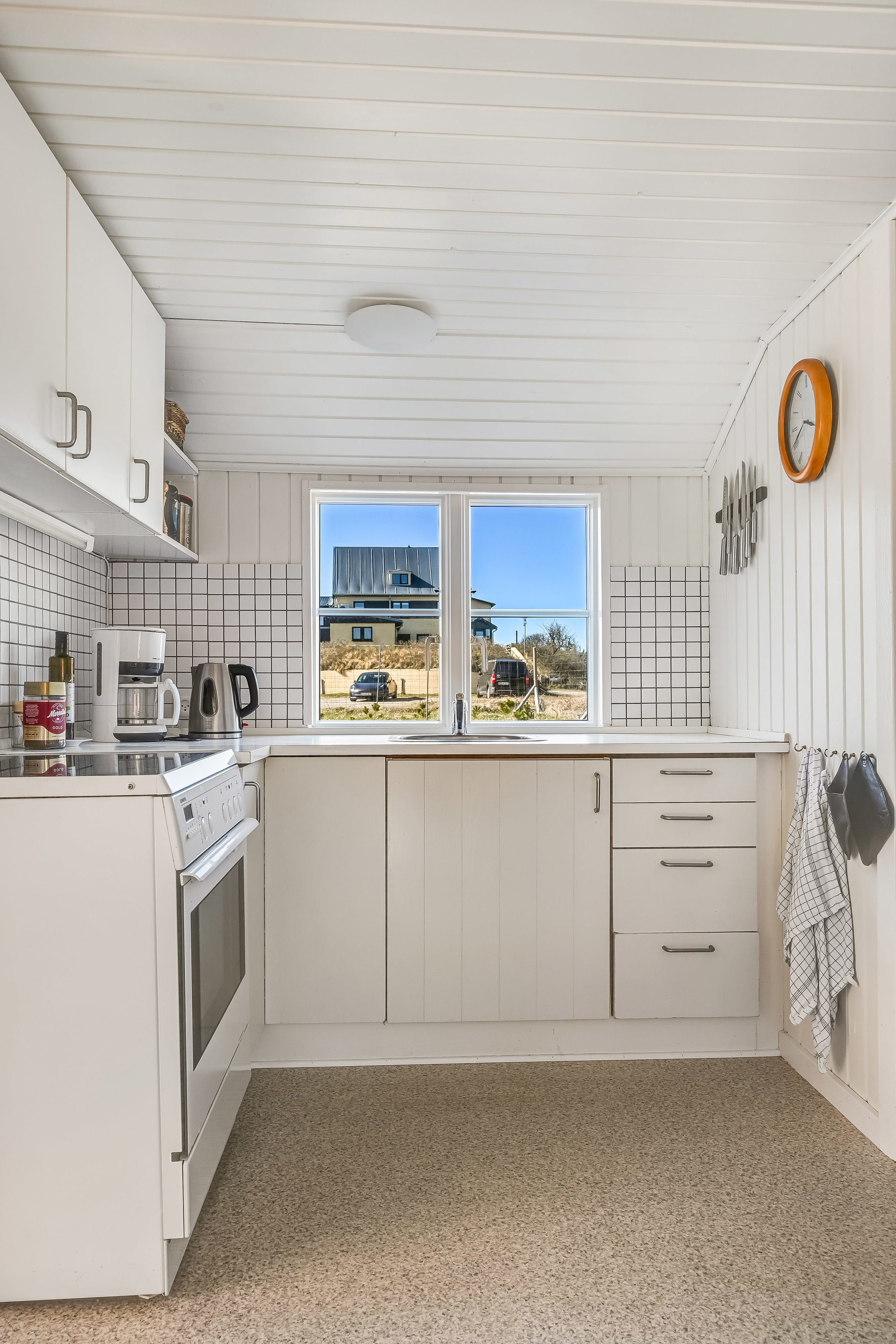 Fremhævet køkken billede i fuldskærmstilstand. Billede af Mågevej 14, 6853 Vejers Strand