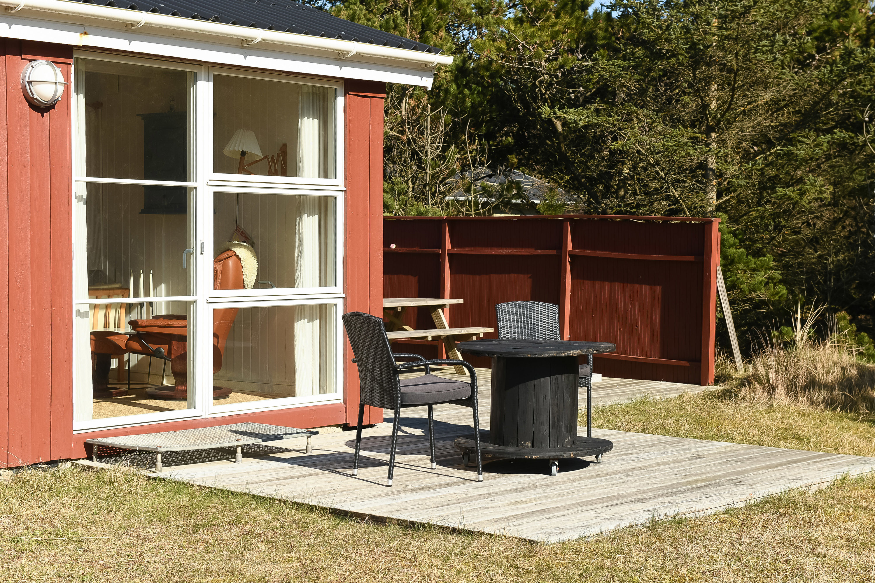 Fremhævet terrasse billede i fuldskærmstilstand. Billede af Mågevej 14, 6853 Vejers Strand