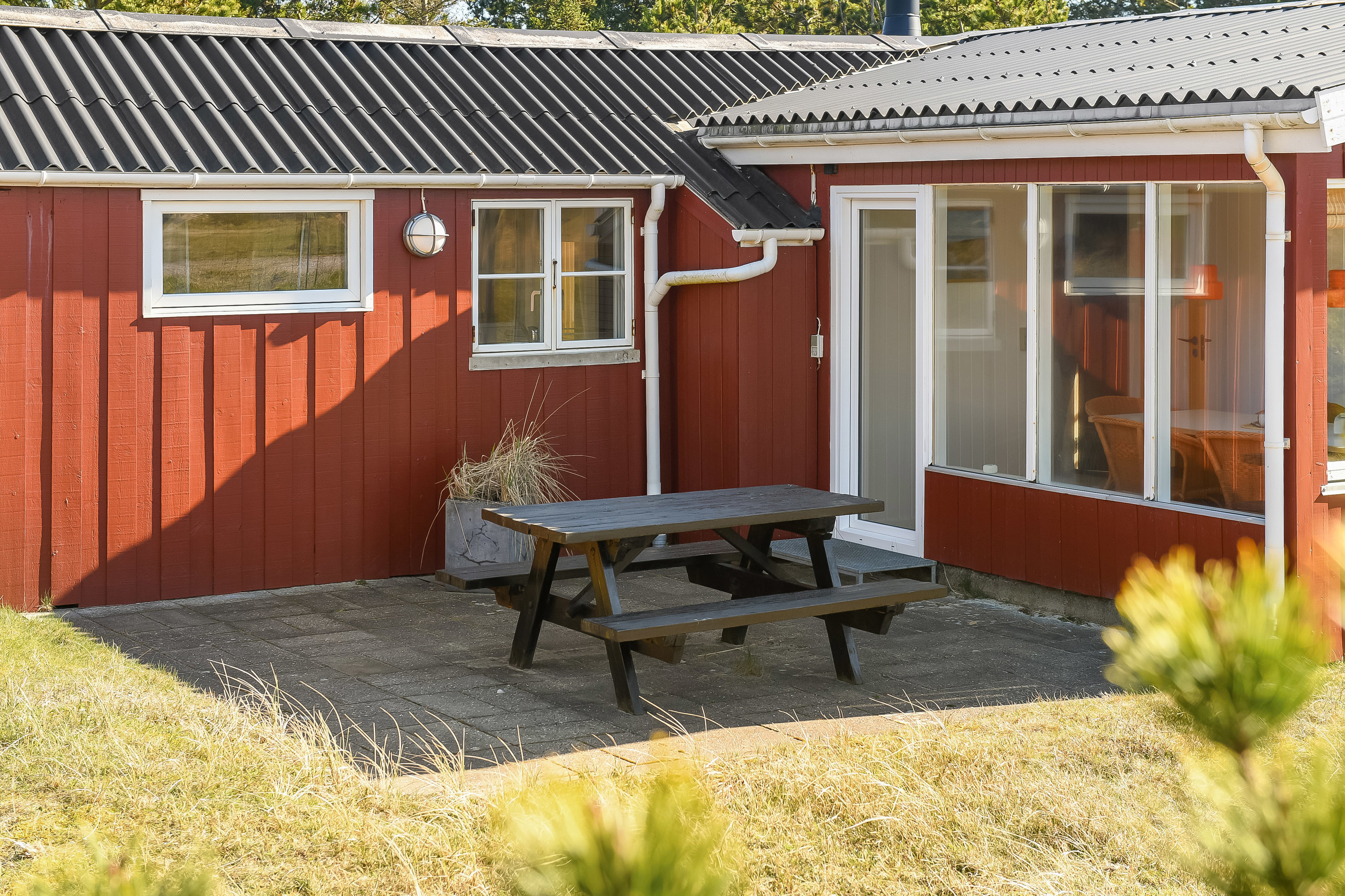 Fremhævet terrasse billede i fuldskærmstilstand. Billede af Mågevej 14, 6853 Vejers Strand