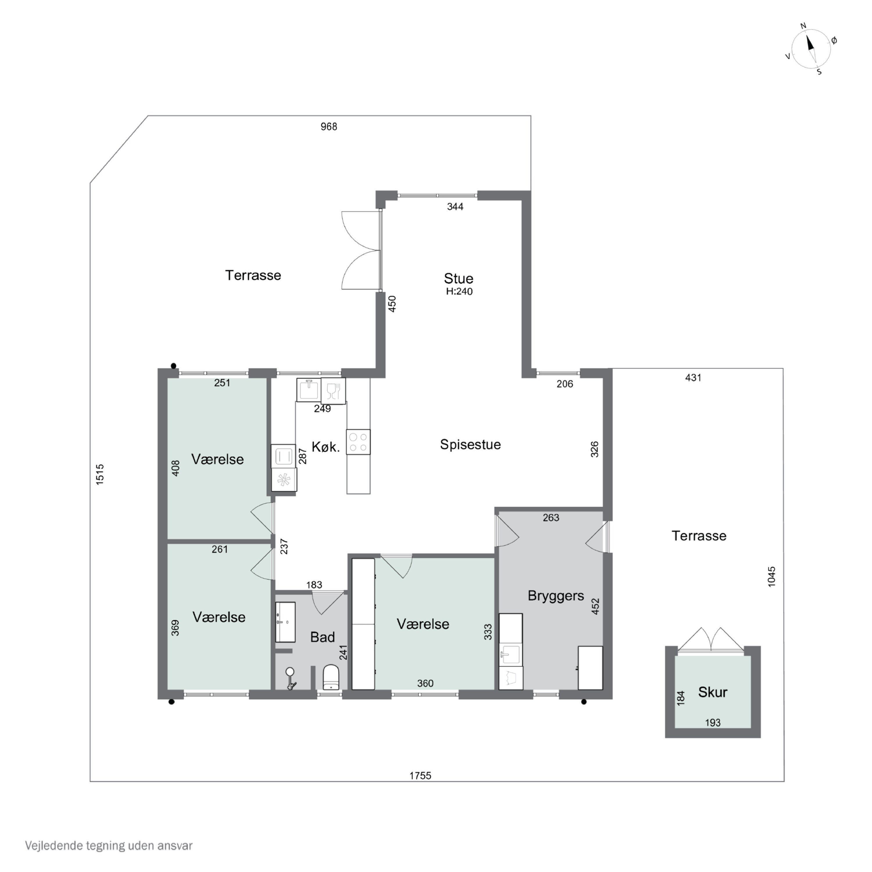 Plantegninger billede af Søgårdsvej 55, Troelstrup By, 4690 Haslev