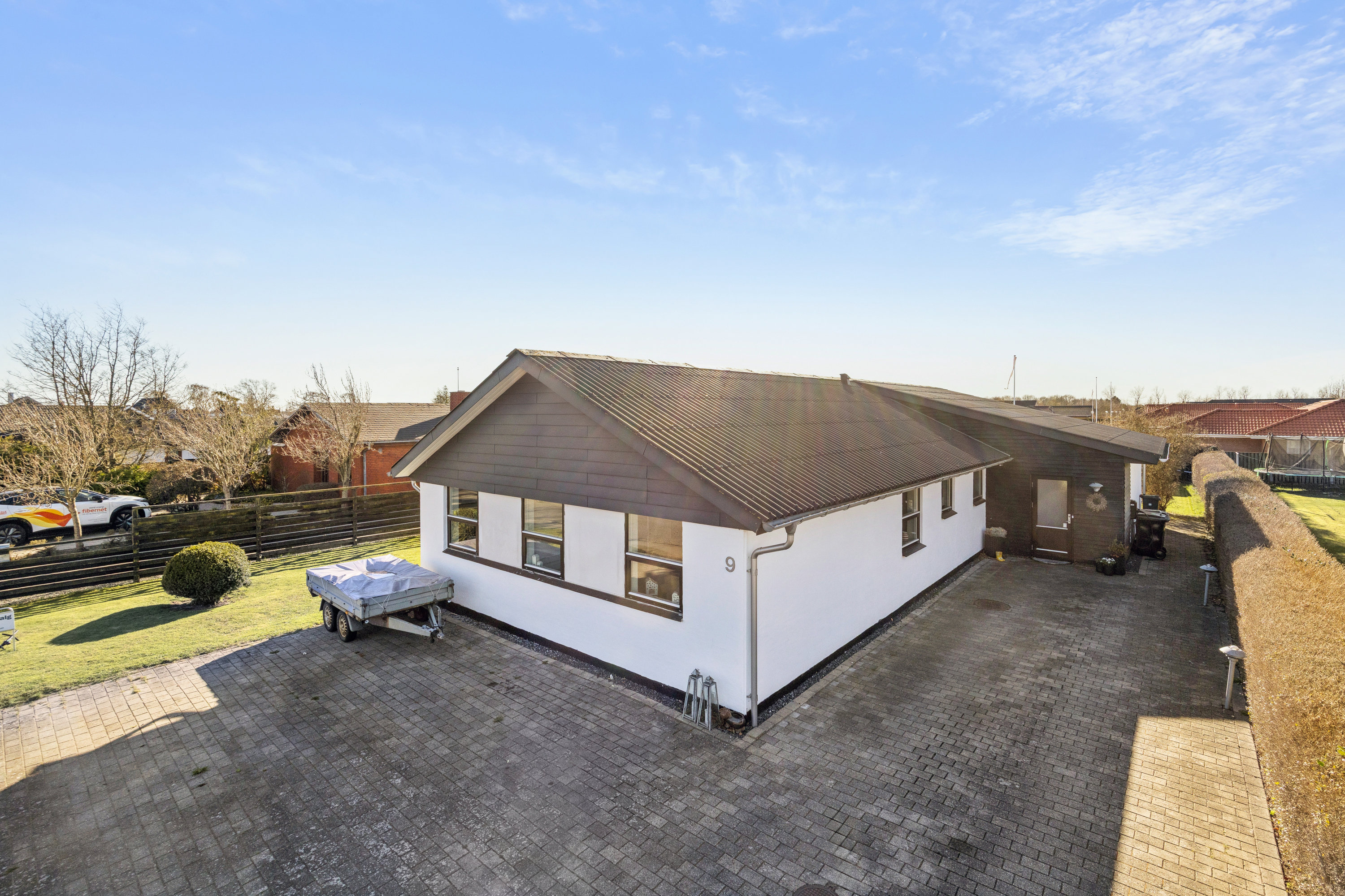 Fremhævet andet billede i fuldskærmstilstand. Billede af Vinkelvej 9, 9370 Hals