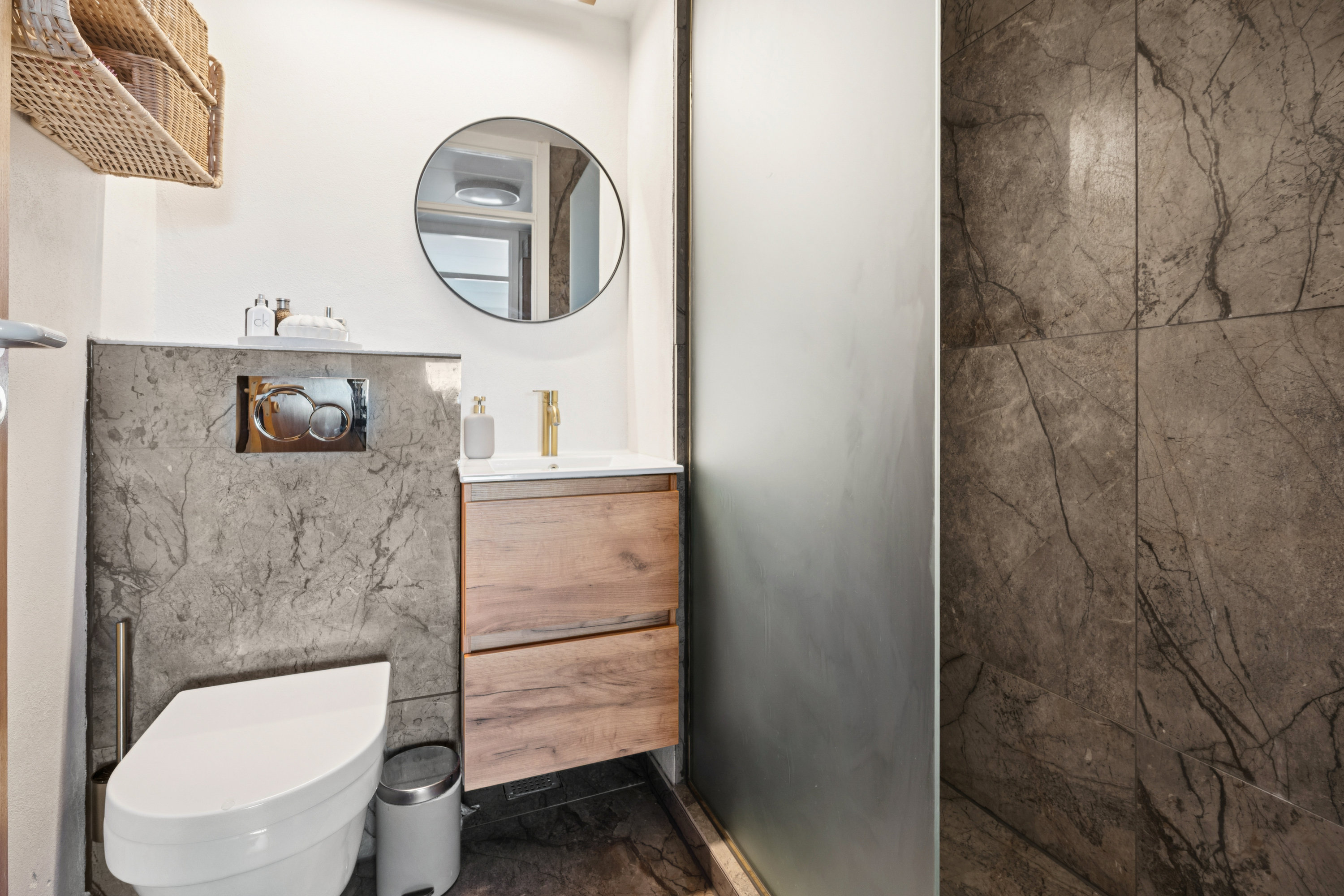 Fremhævet badeværelse billede i fuldskærmstilstand. Billede af Brobjerg Parkvej 19, 2. 4., 8250 Egå