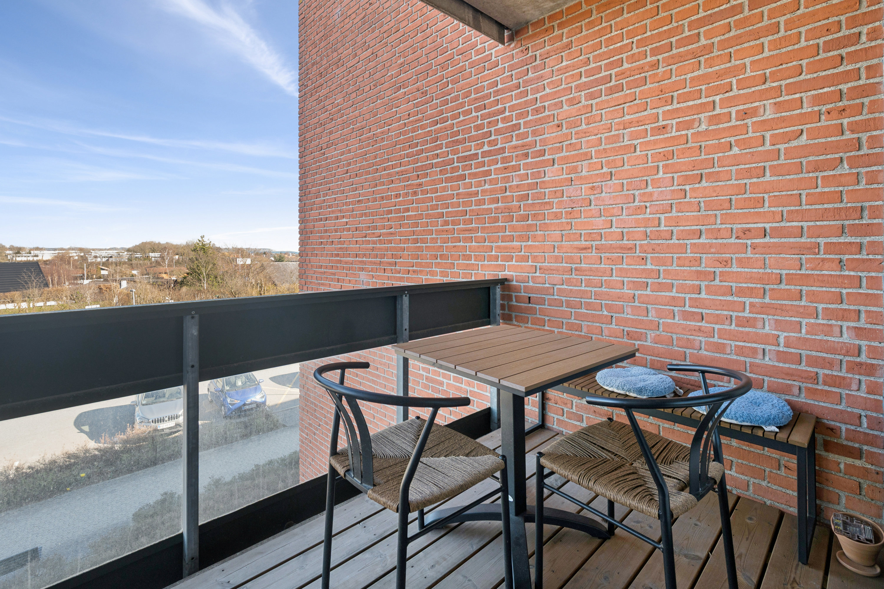 Fremhævet terrasse billede i fuldskærmstilstand. Billede af Brobjerg Parkvej 19, 2. 4., 8250 Egå