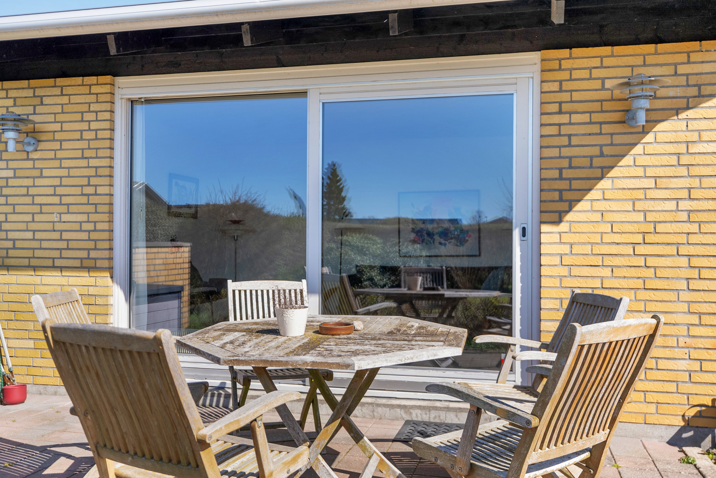 Fremhævet terrasse billede i fuldskærmstilstand. Billede af Mirabellevænget 8, Stige, 5270 Odense N