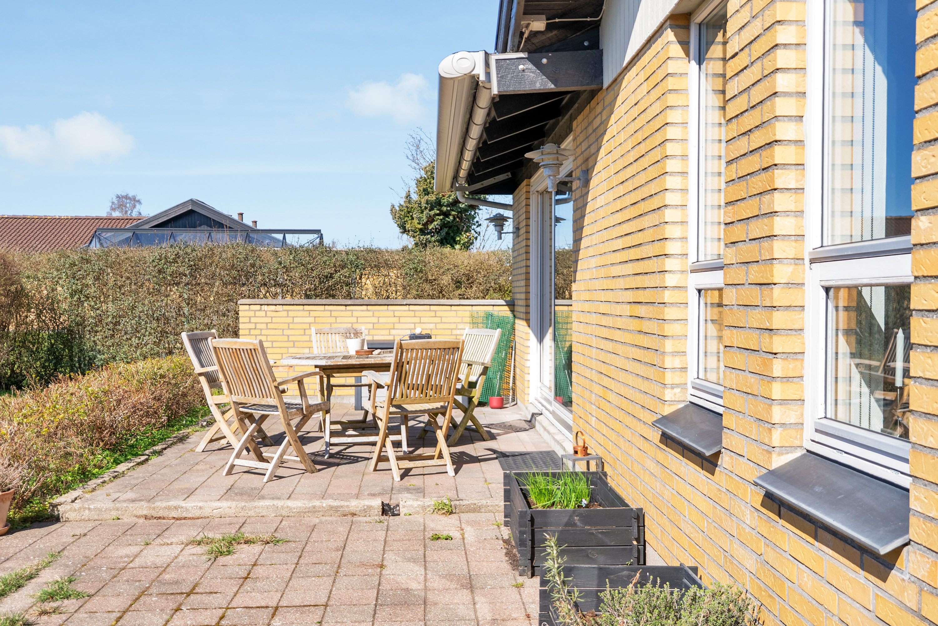 Fremhævet terrasse billede i fuldskærmstilstand. Billede af Mirabellevænget 8, Stige, 5270 Odense N