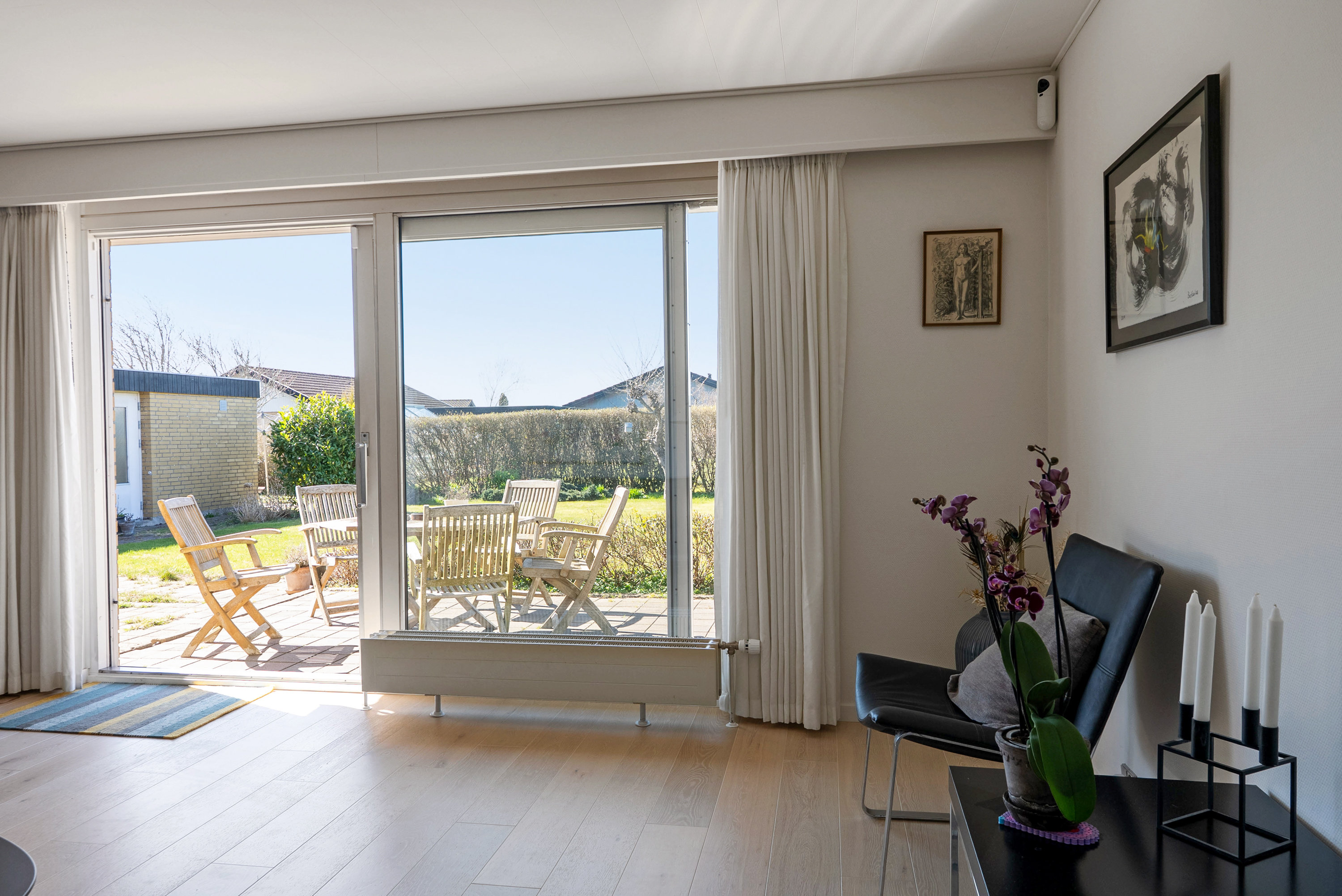 Fremhævet stue billede i fuldskærmstilstand. Billede af Mirabellevænget 8, Stige, 5270 Odense N