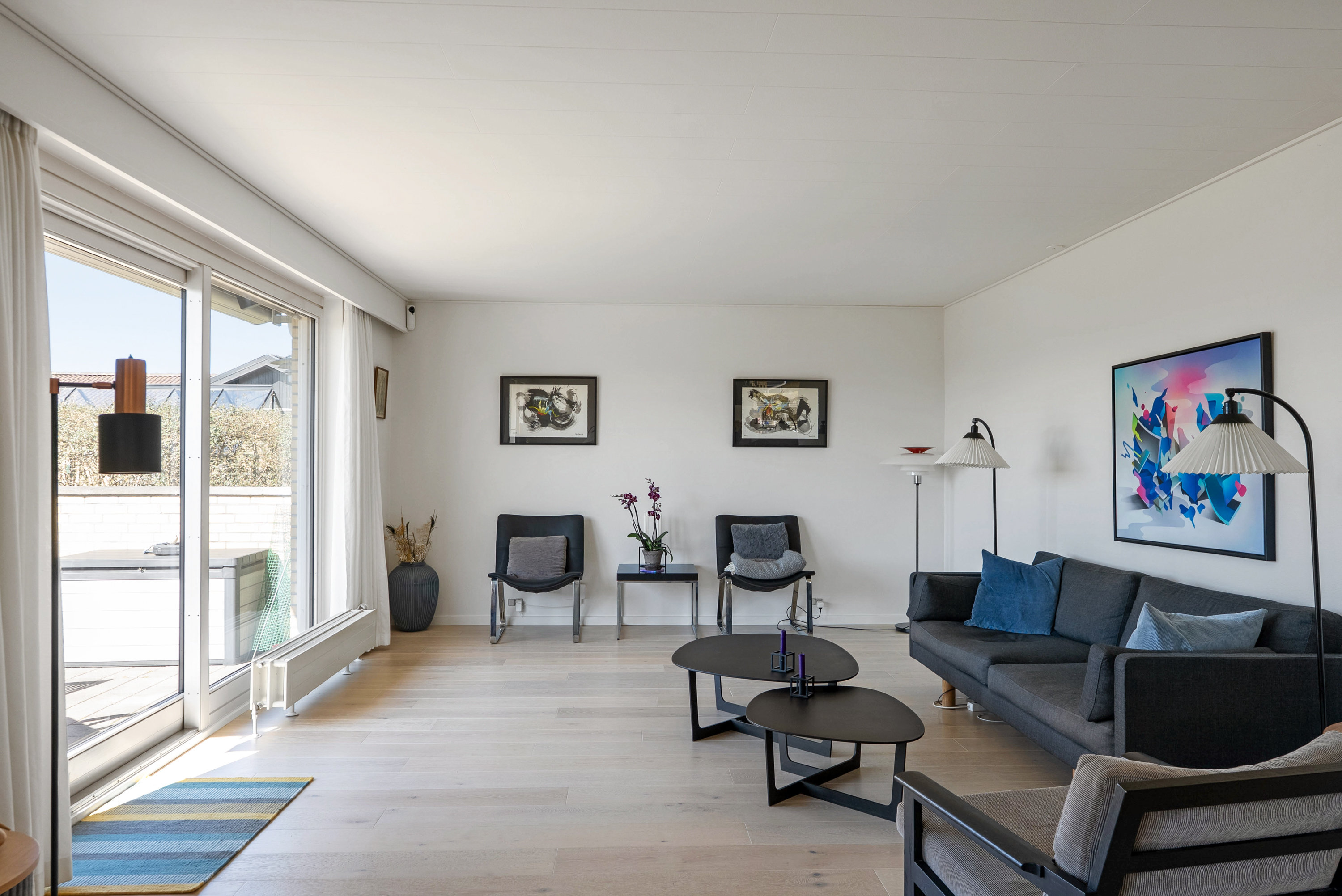 Fremhævet stue billede i fuldskærmstilstand. Billede af Mirabellevænget 8, Stige, 5270 Odense N