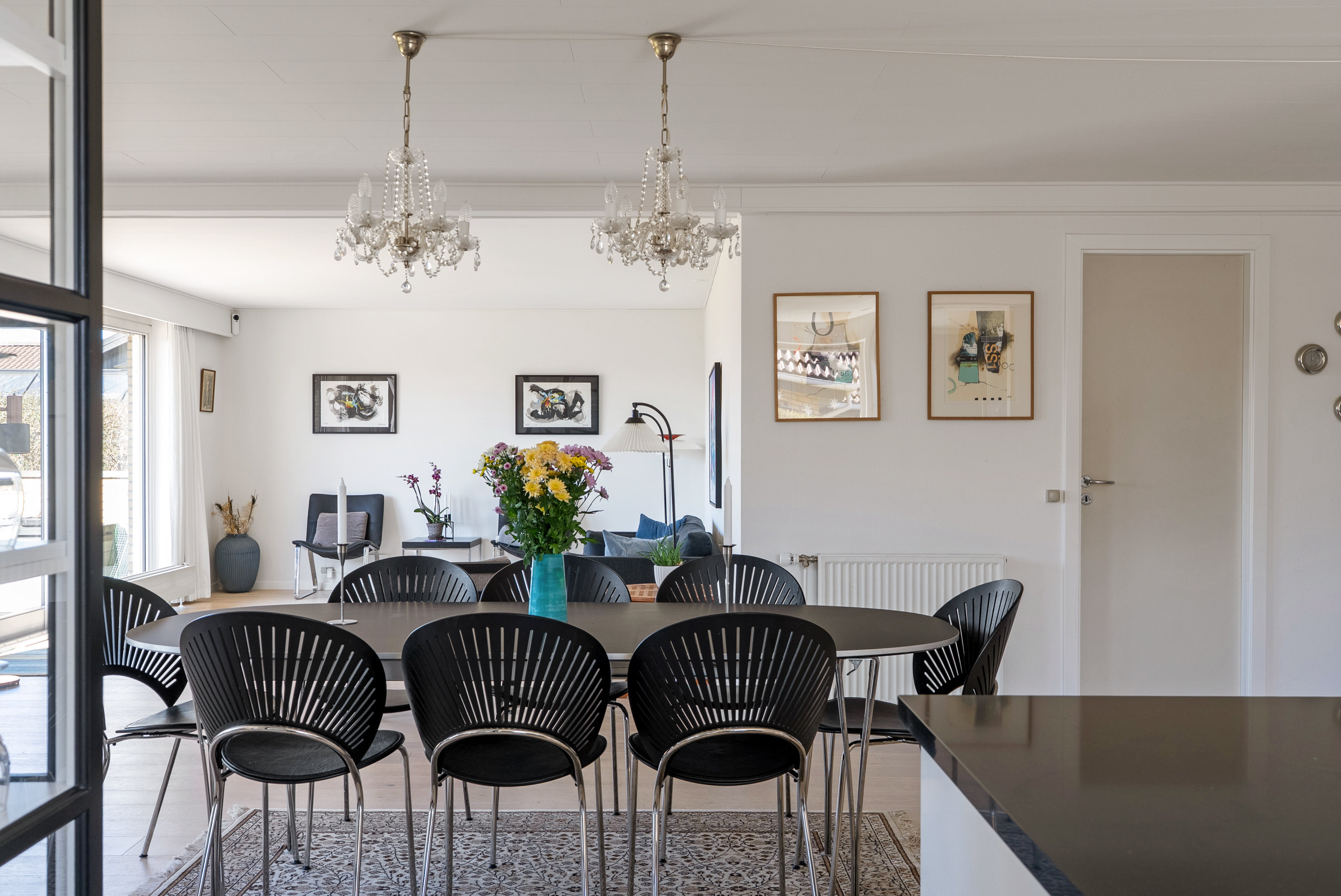 Fremhævet stue billede i fuldskærmstilstand. Billede af Mirabellevænget 8, Stige, 5270 Odense N