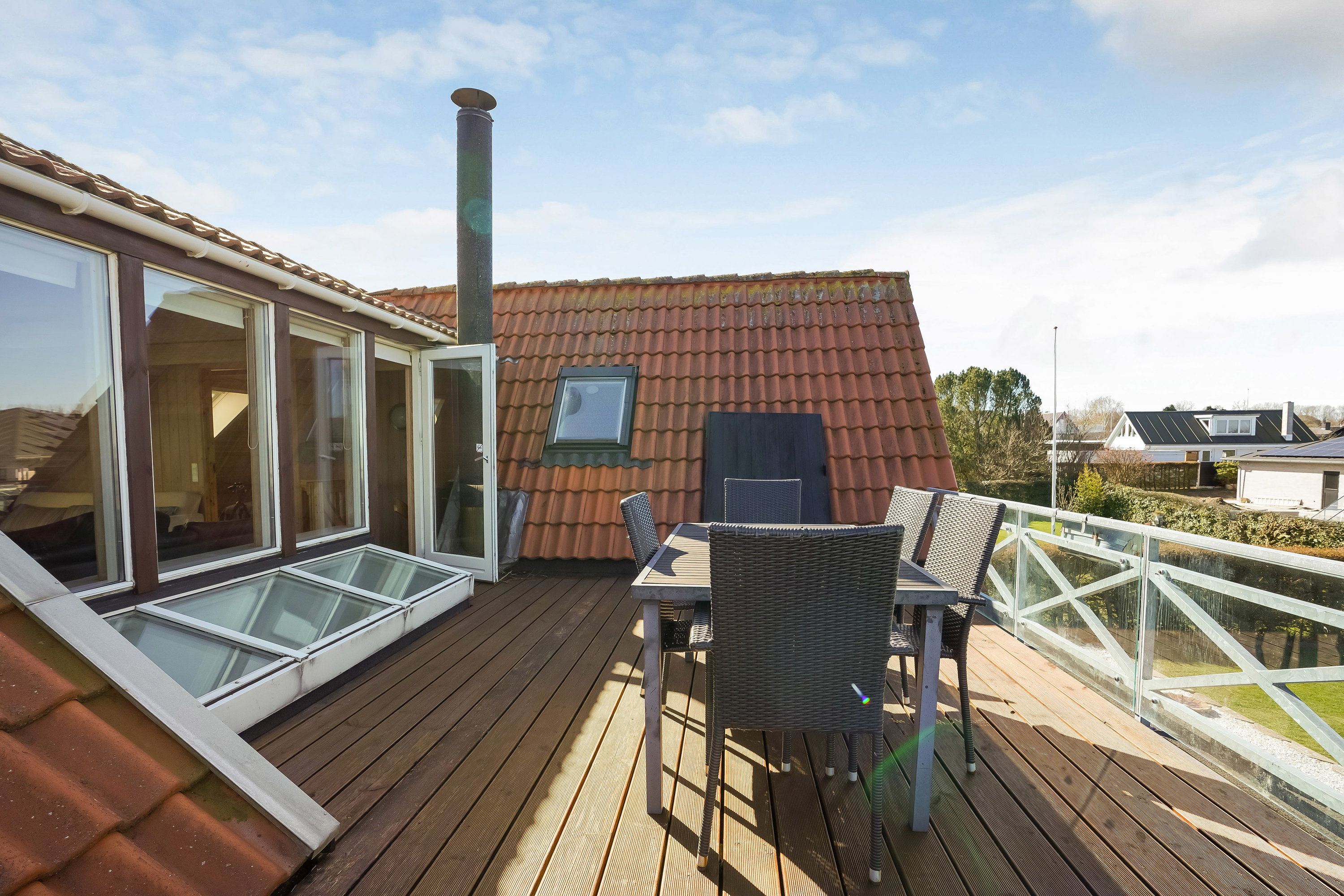 Fremhævet terrasse billede i fuldskærmstilstand. Billede af Eskelundsvej 15, 5466 Asperup