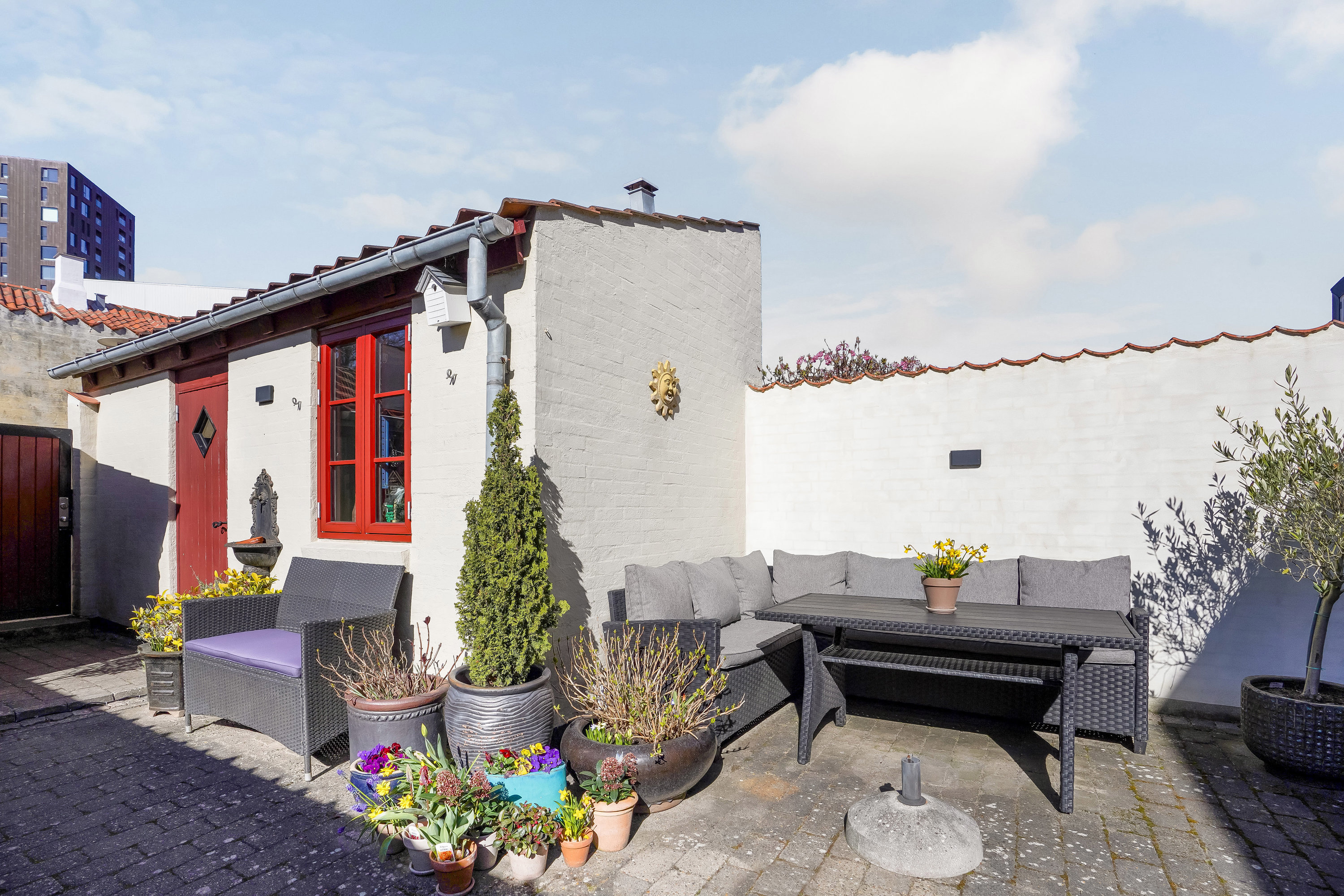 Fremhævet terrasse billede i fuldskærmstilstand. Billede af Ramsherred 20, 5000 Odense C