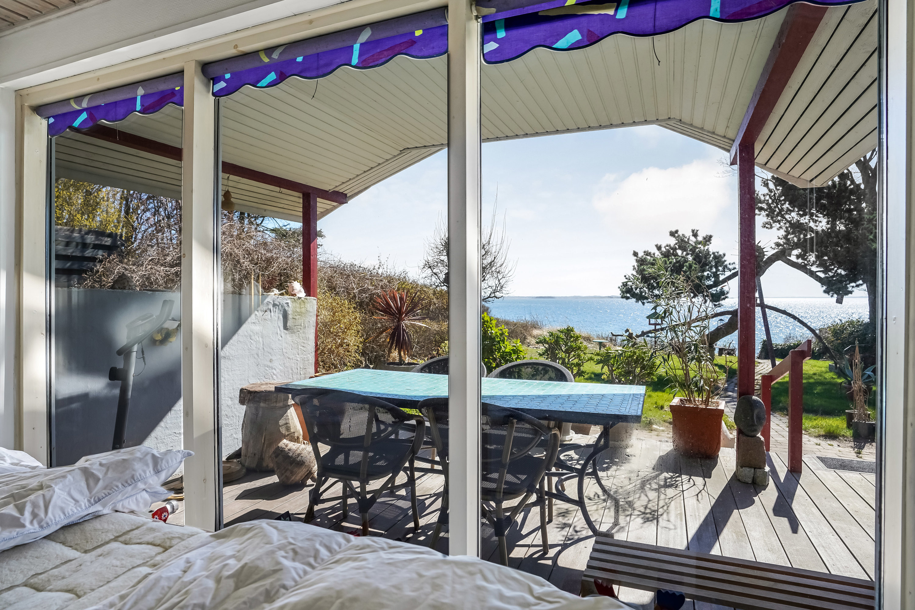 Fremhævet terrasse billede i fuldskærmstilstand. Billede af Skovhaverne 41, Skovkrogen, 5683 Haarby