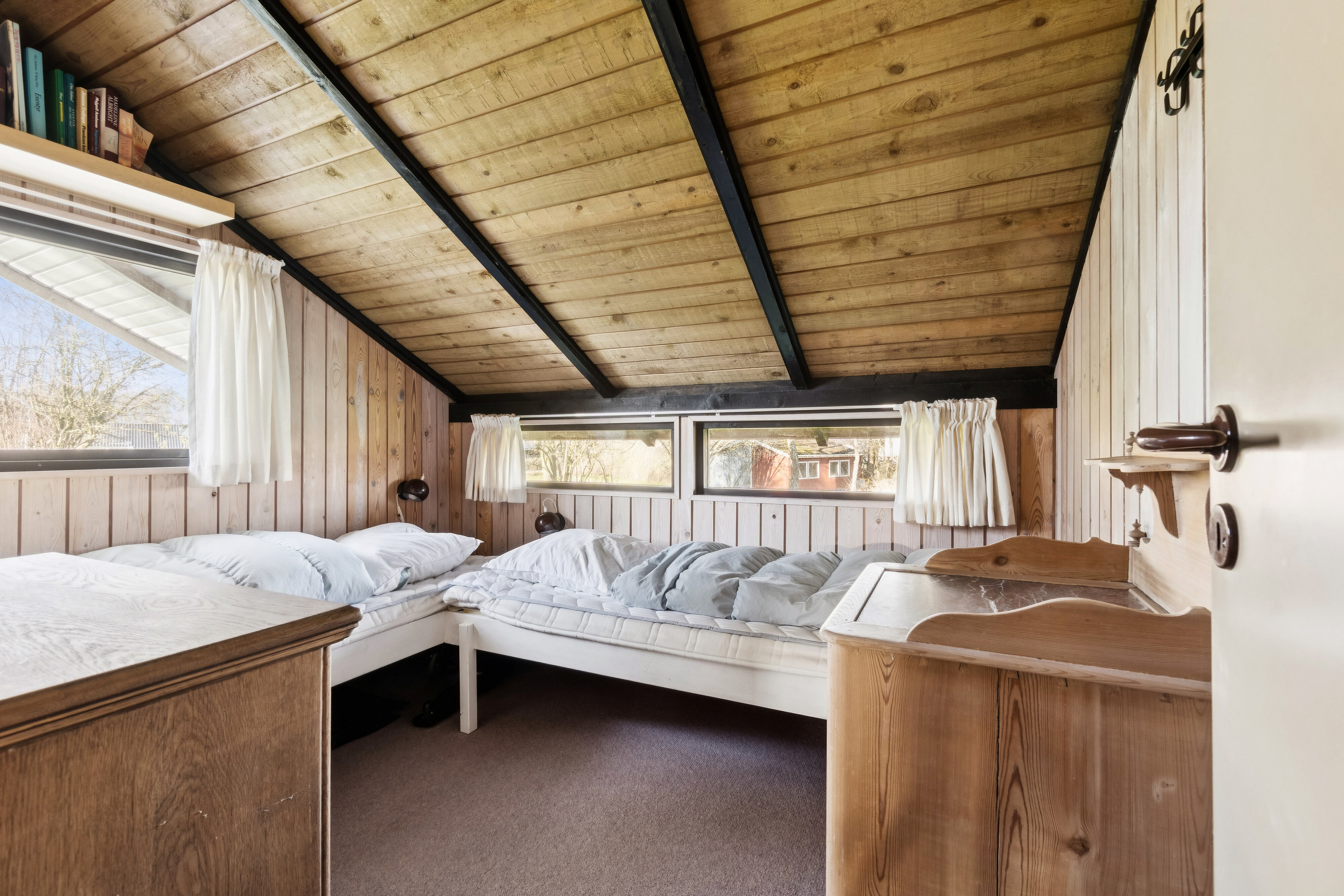 Fremhævet soveværelse billede i fuldskærmstilstand. Billede af Banken 11, Spodsbj Drej, 5900 Rudkøbing