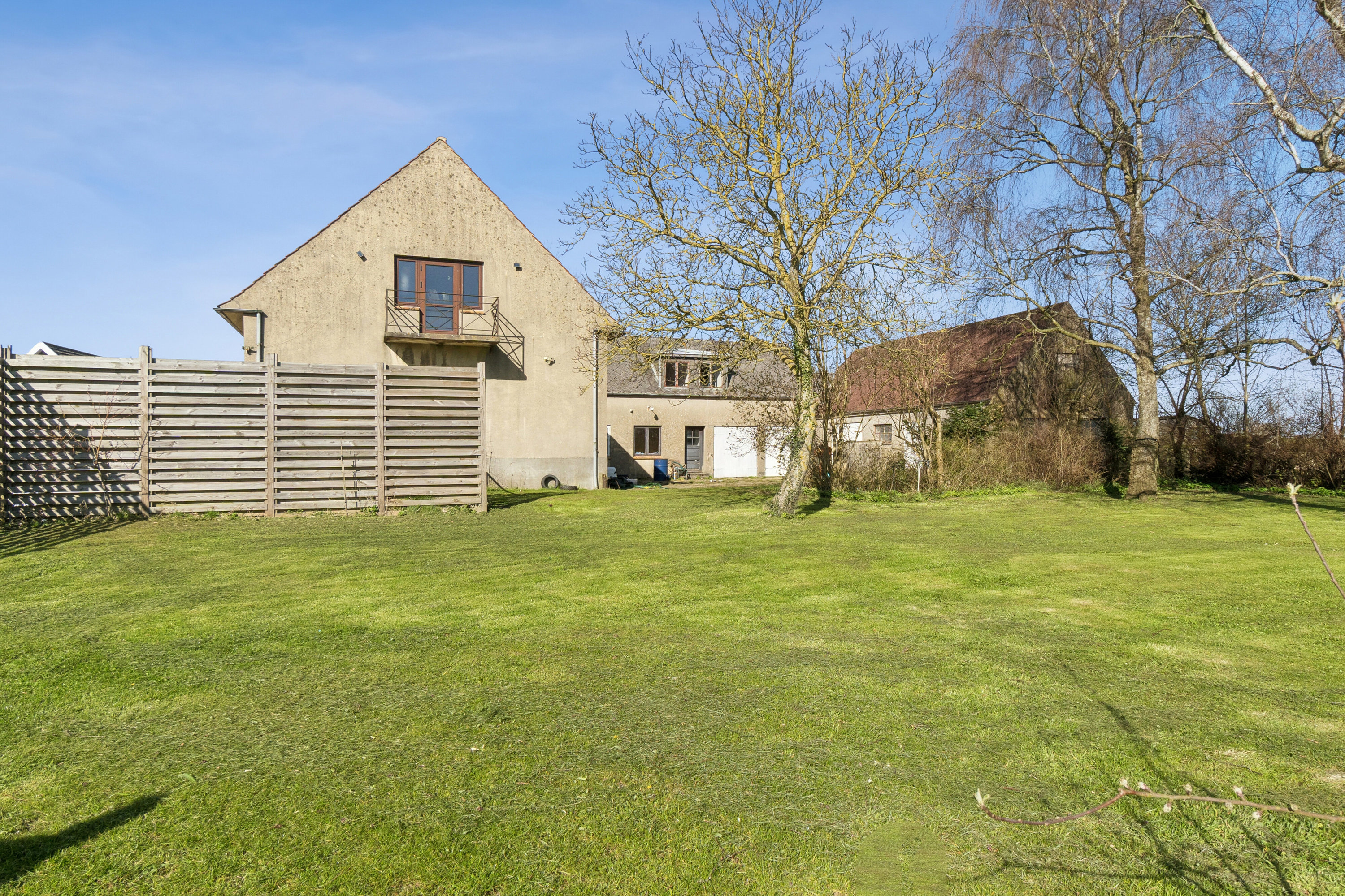 Fremhævet set fra haven billede i fuldskærmstilstand. Billede af Svendborgvej 55, Svindinge, 5853 Ørbæk