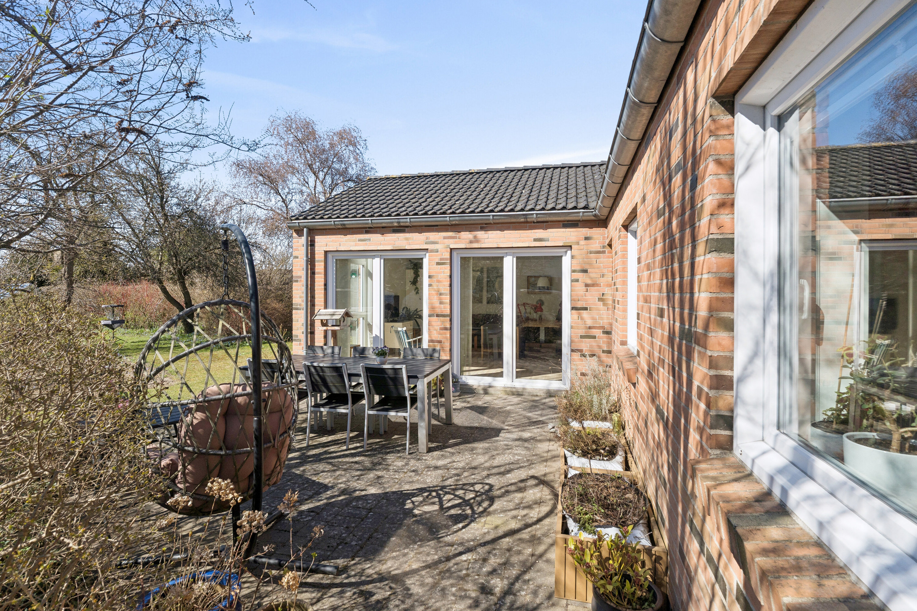 Fremhævet terrasse billede i fuldskærmstilstand. Billede af Folemarksvej 74, 2605 Brøndby